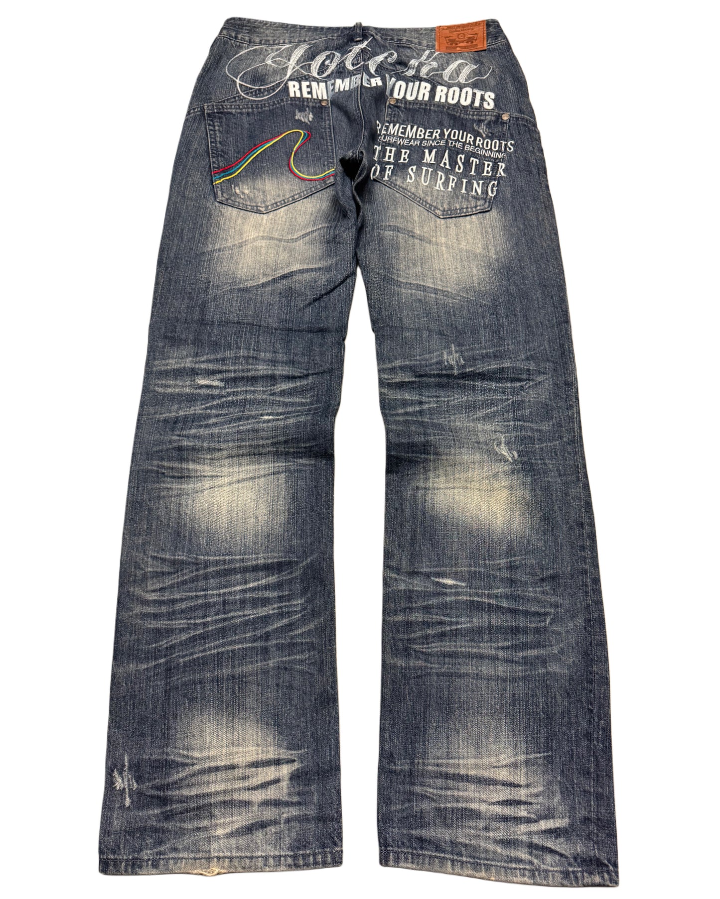 2000‘s Gotcha Surf Hip Hop Baggy Jeans *rare 32x33