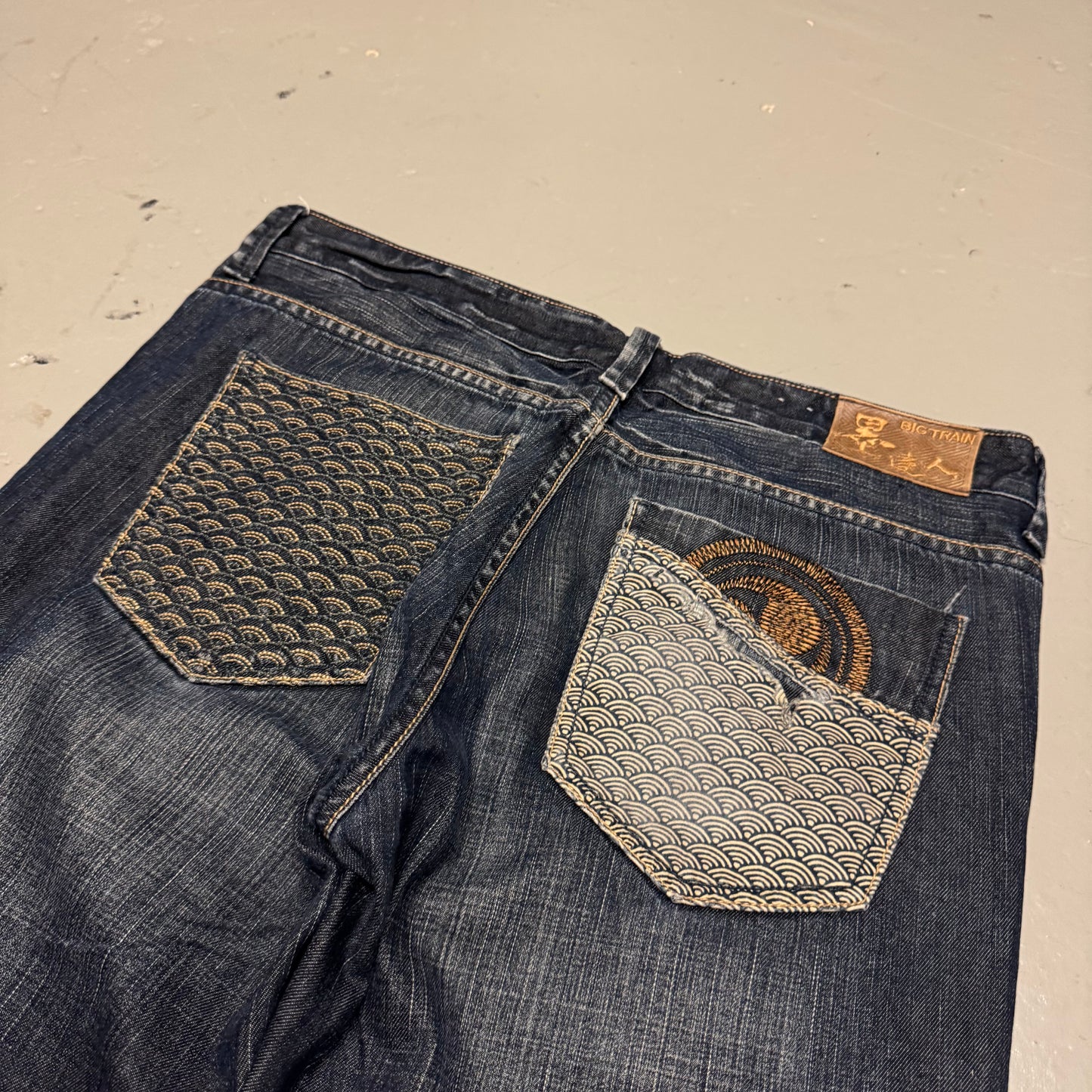 2000‘s Big Train Japanese Baggy Jeans *rare 36x30