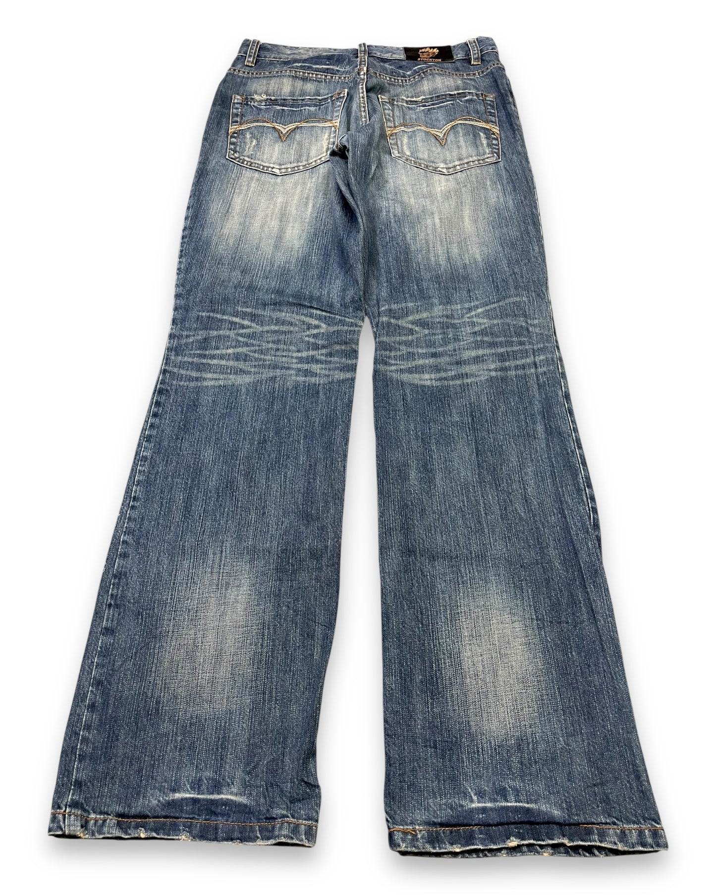 2000‘s Stockton Japanese Archive Baggy Jeans *very rare 32x34
