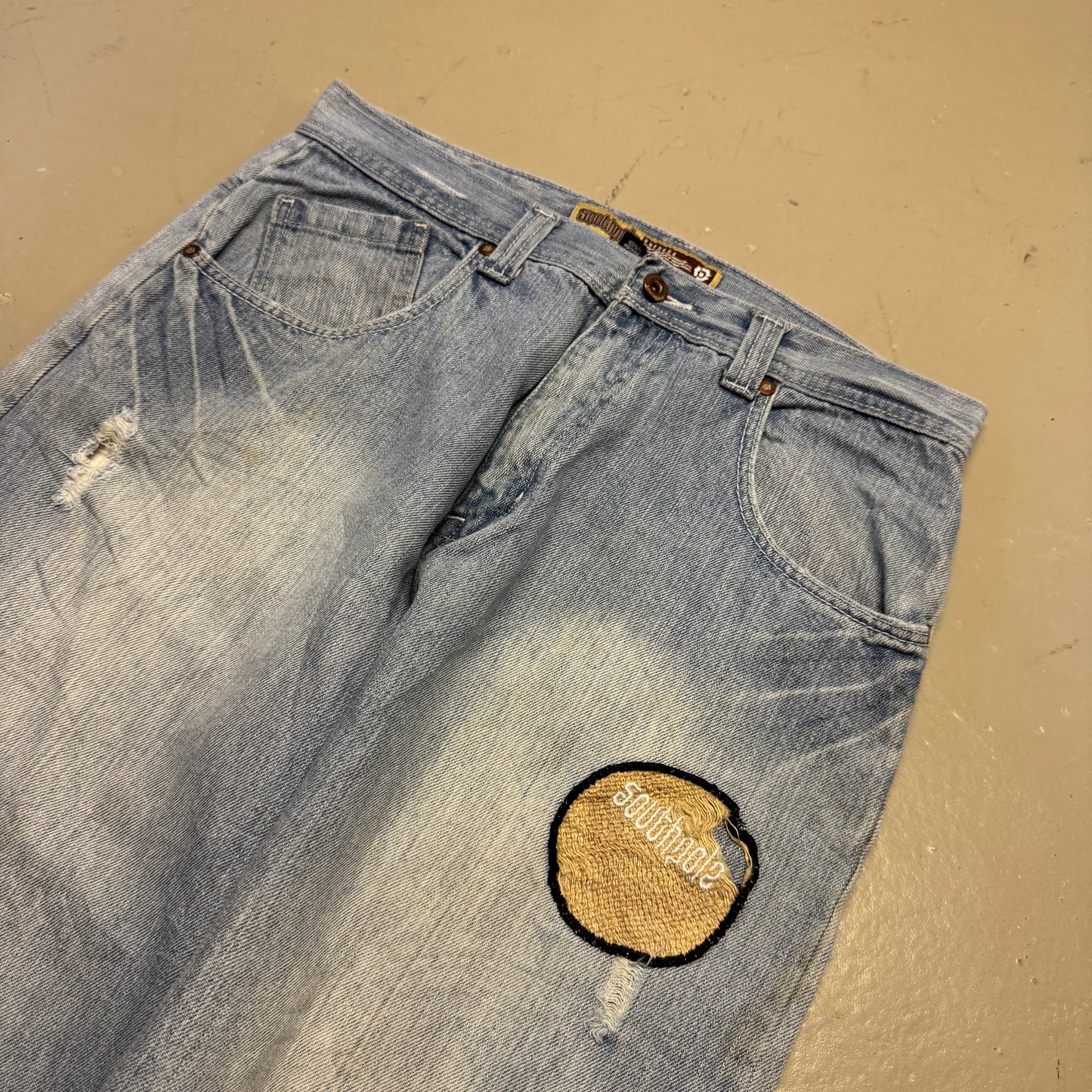 2000‘s Southpole Hip Hop Baggy Jeans *rare 34x34