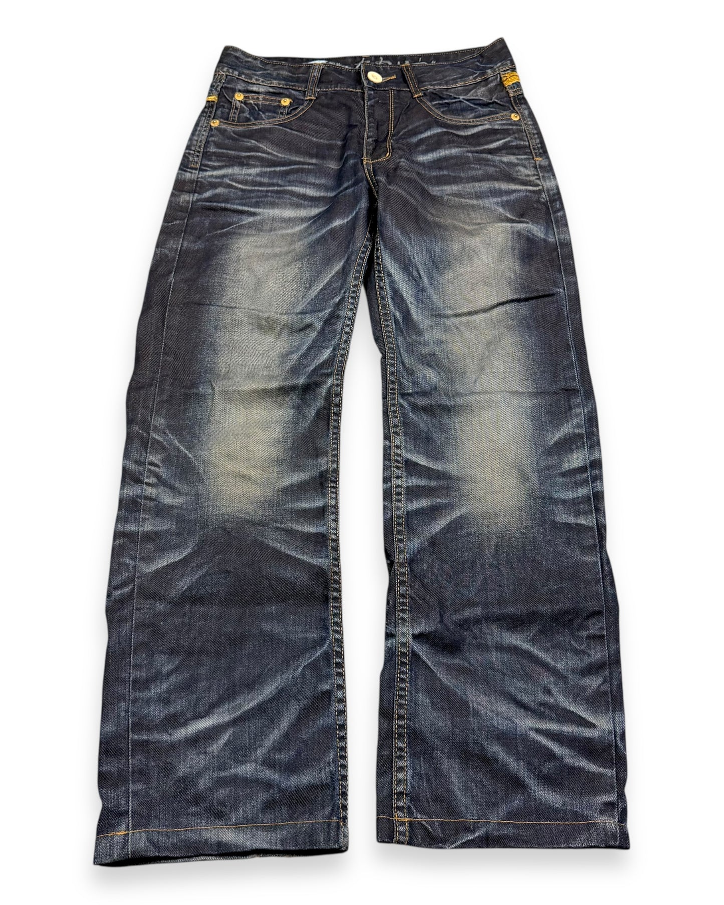 2000’s Osaka Big Train Baggy/Straight Jeans *very rare 30x30