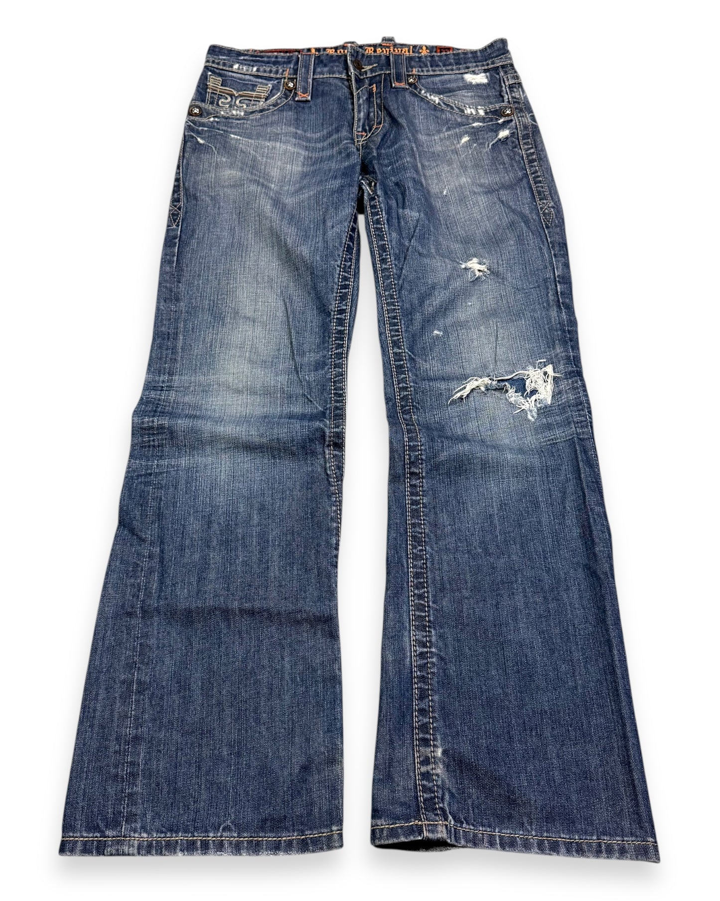 2000’s Rock Revival Baggy Bootcut Jeans *selten 32x32