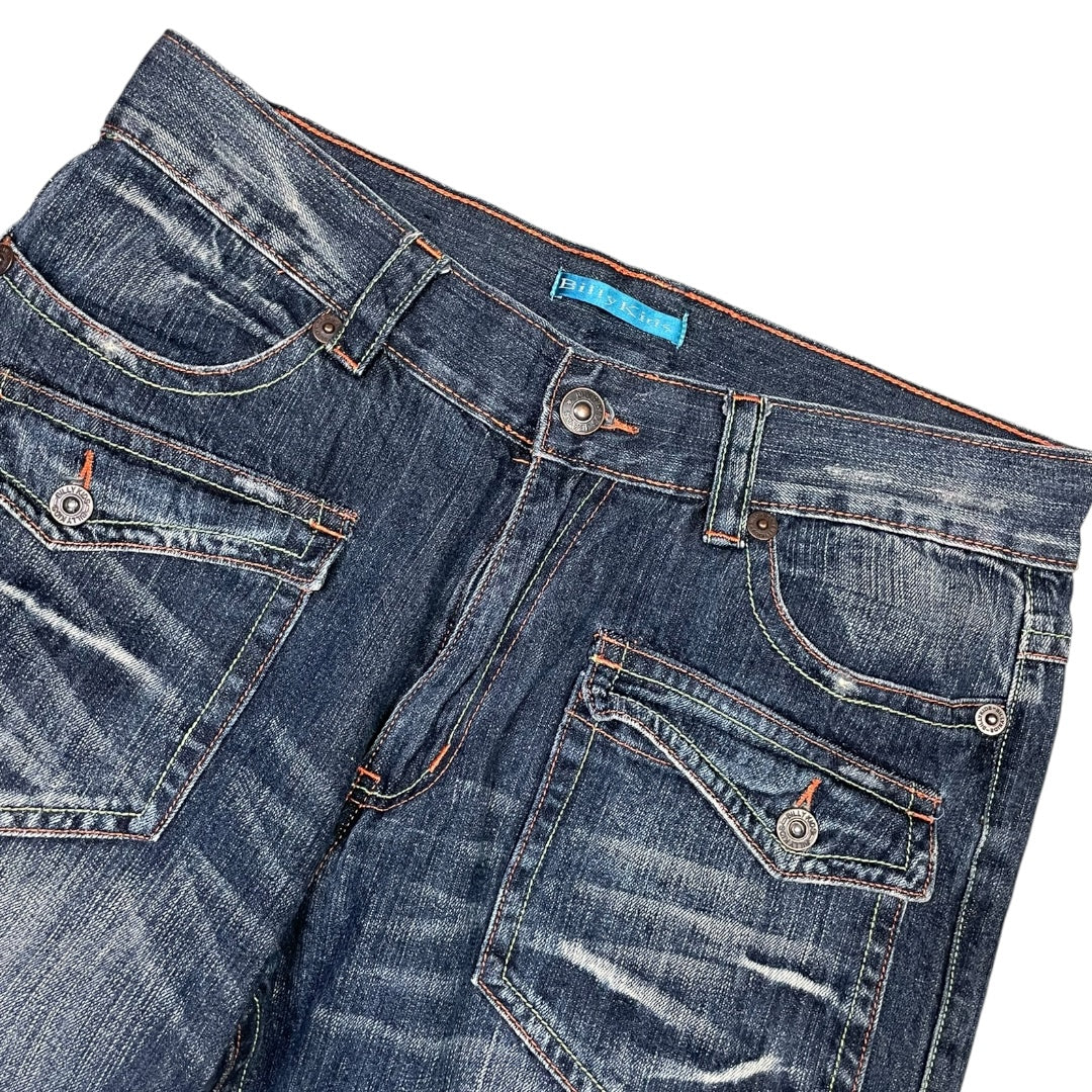 2000‘s Billy Kids Hip Hop Baggy Jeans *rare 34x30