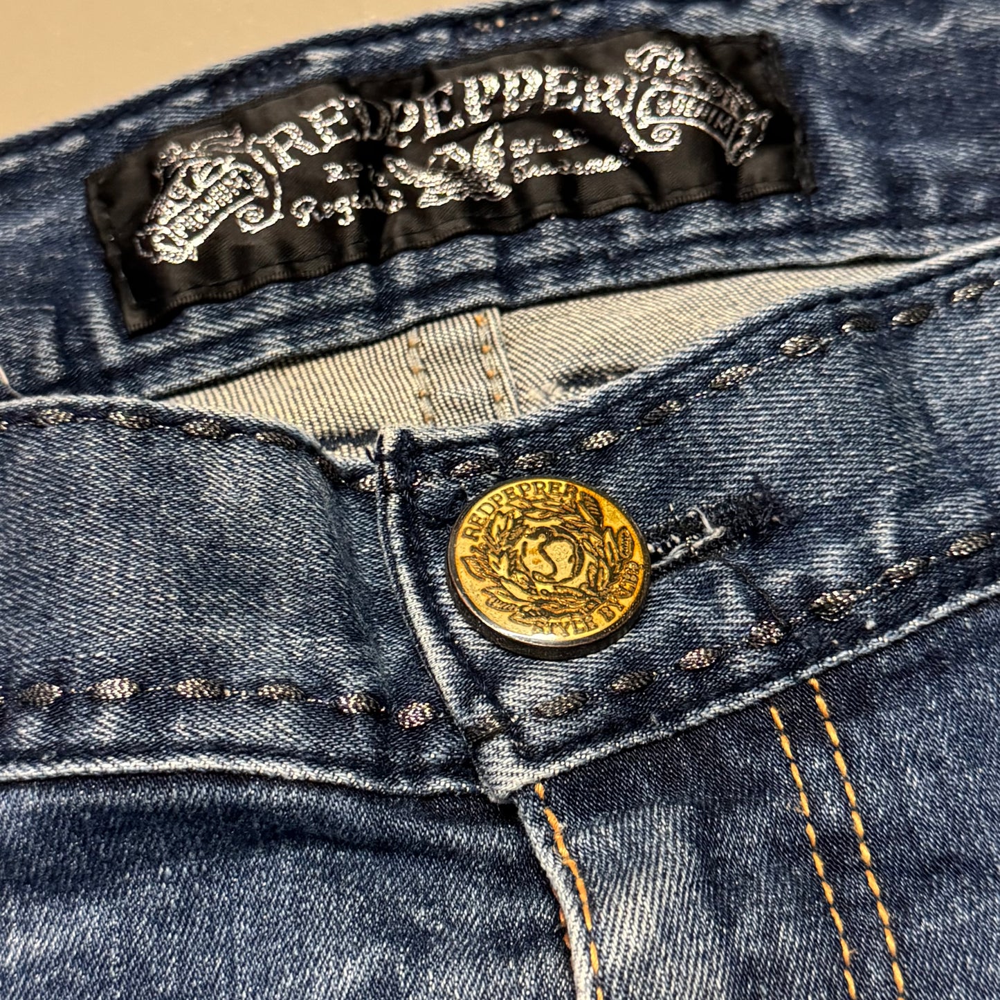 2000‘s Red Pepper Japanese Baggy Bootcut Jeans *sehr selten 38x30