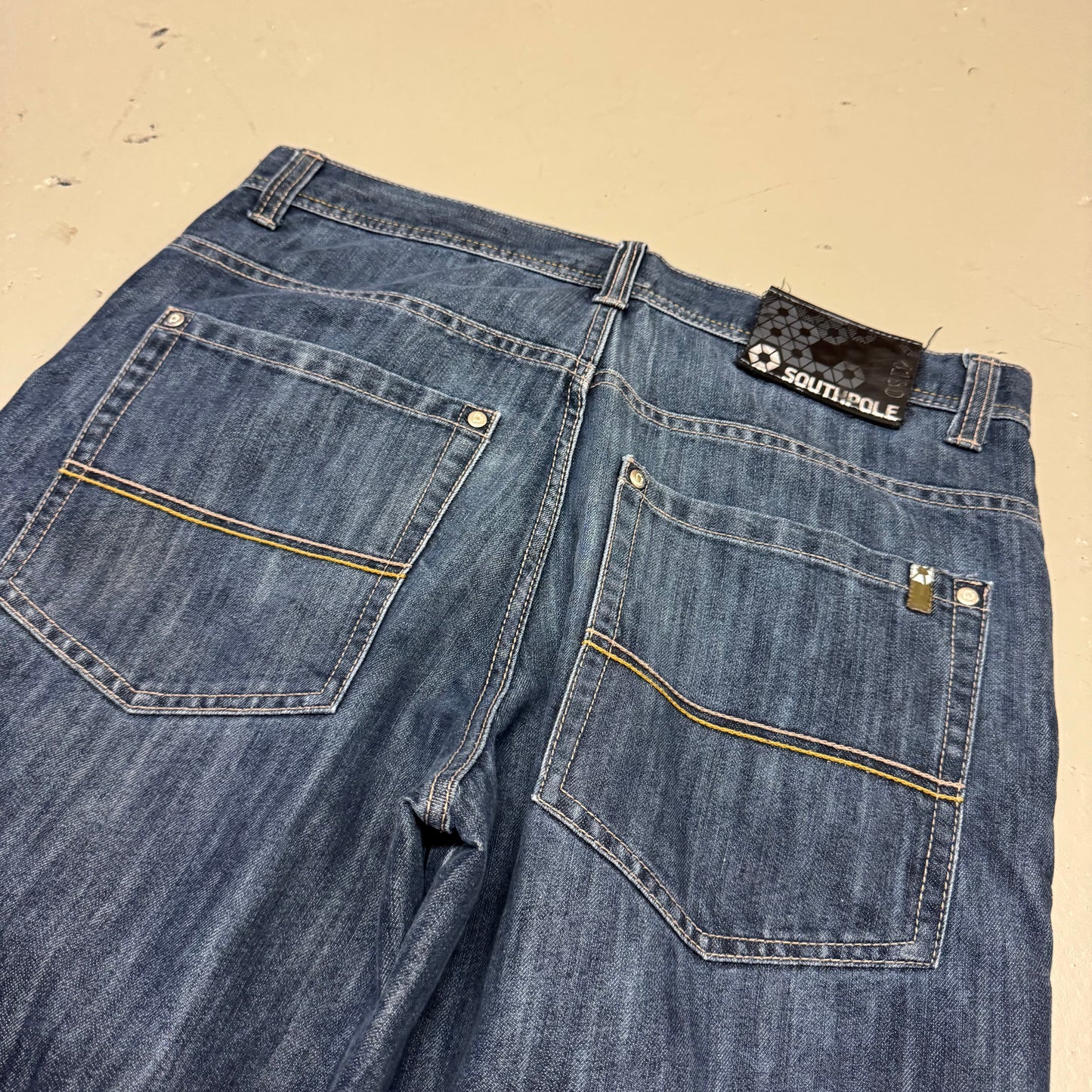 2000‘s Southpole Hip Hop Baggy Jeans *rare 36x30