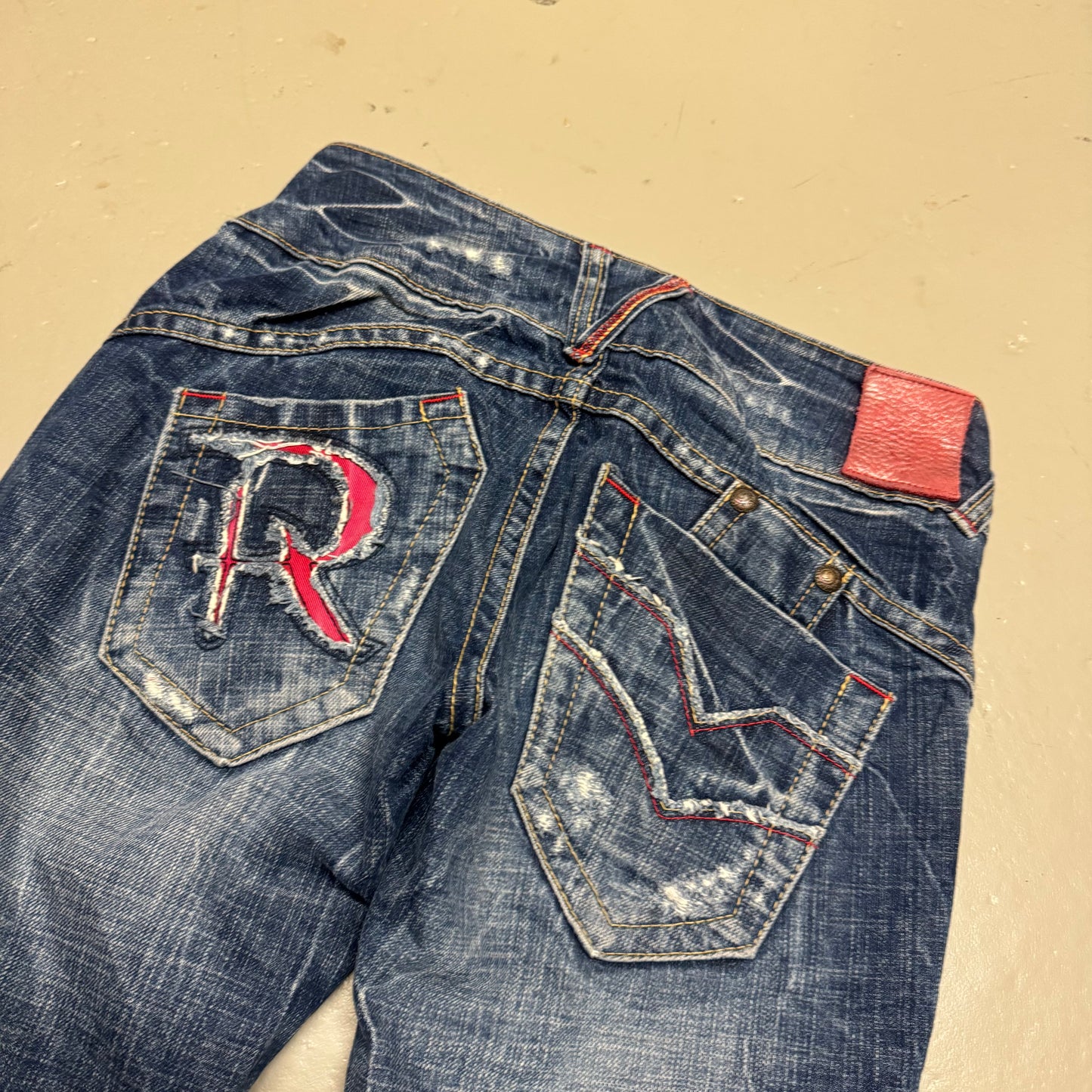 2000’s Red Pepper Japanese Flared/Low Waist Jeans Women’s *extrem selten (S)