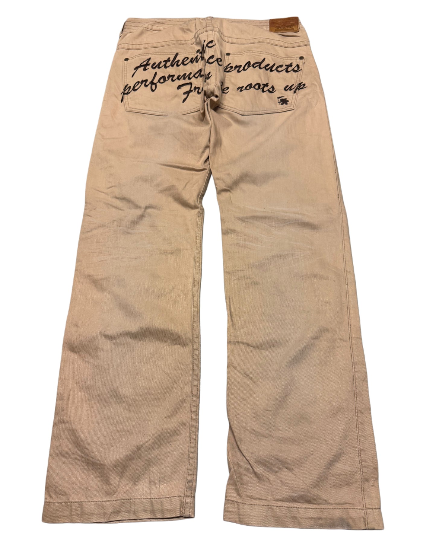 2000‘s Gotcha International Hip Hop Baggy/Straight Jeans *rare 32x32