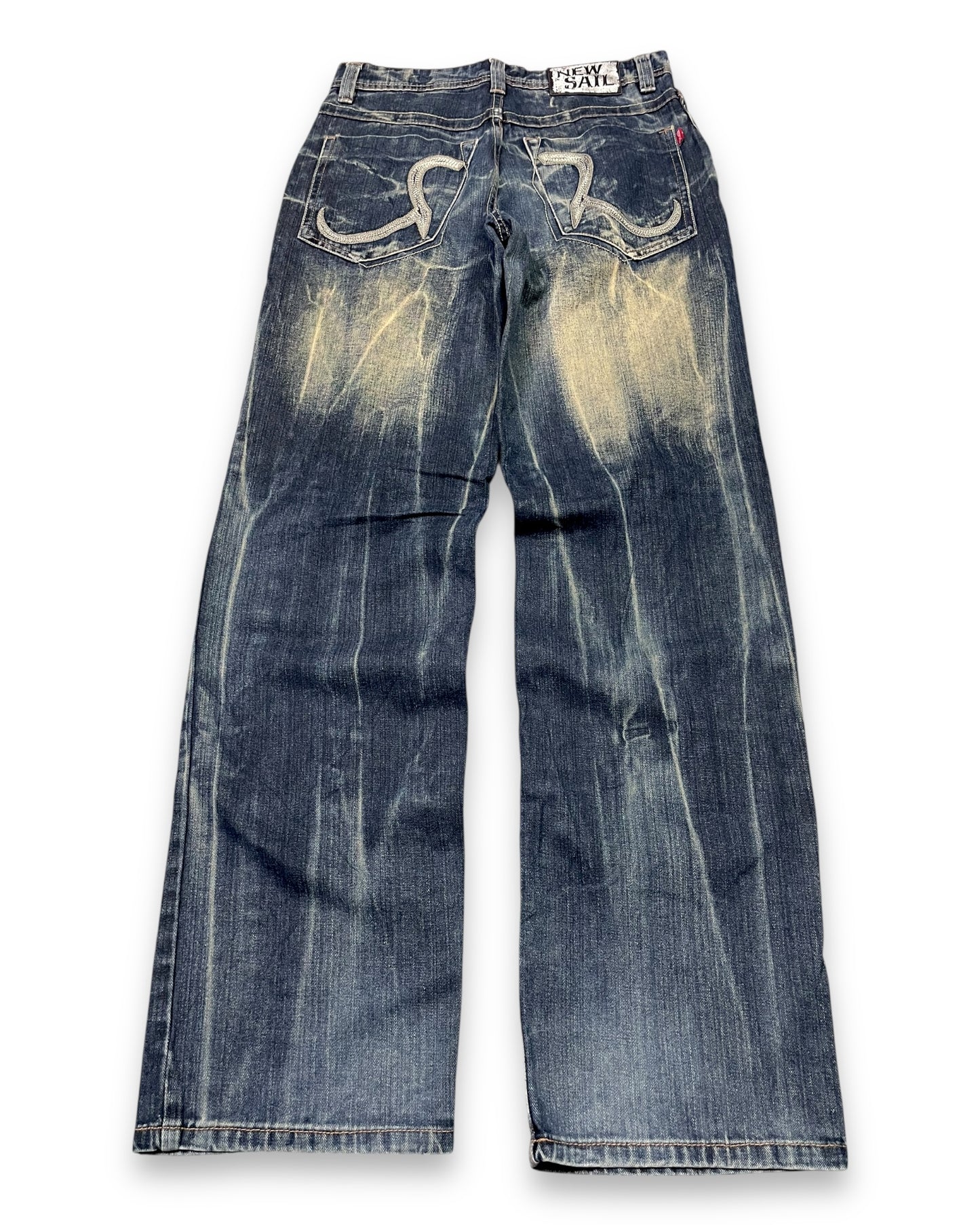 2000‘s New Sail Japanese Baggy/Straight Jeans *very rare 29x32