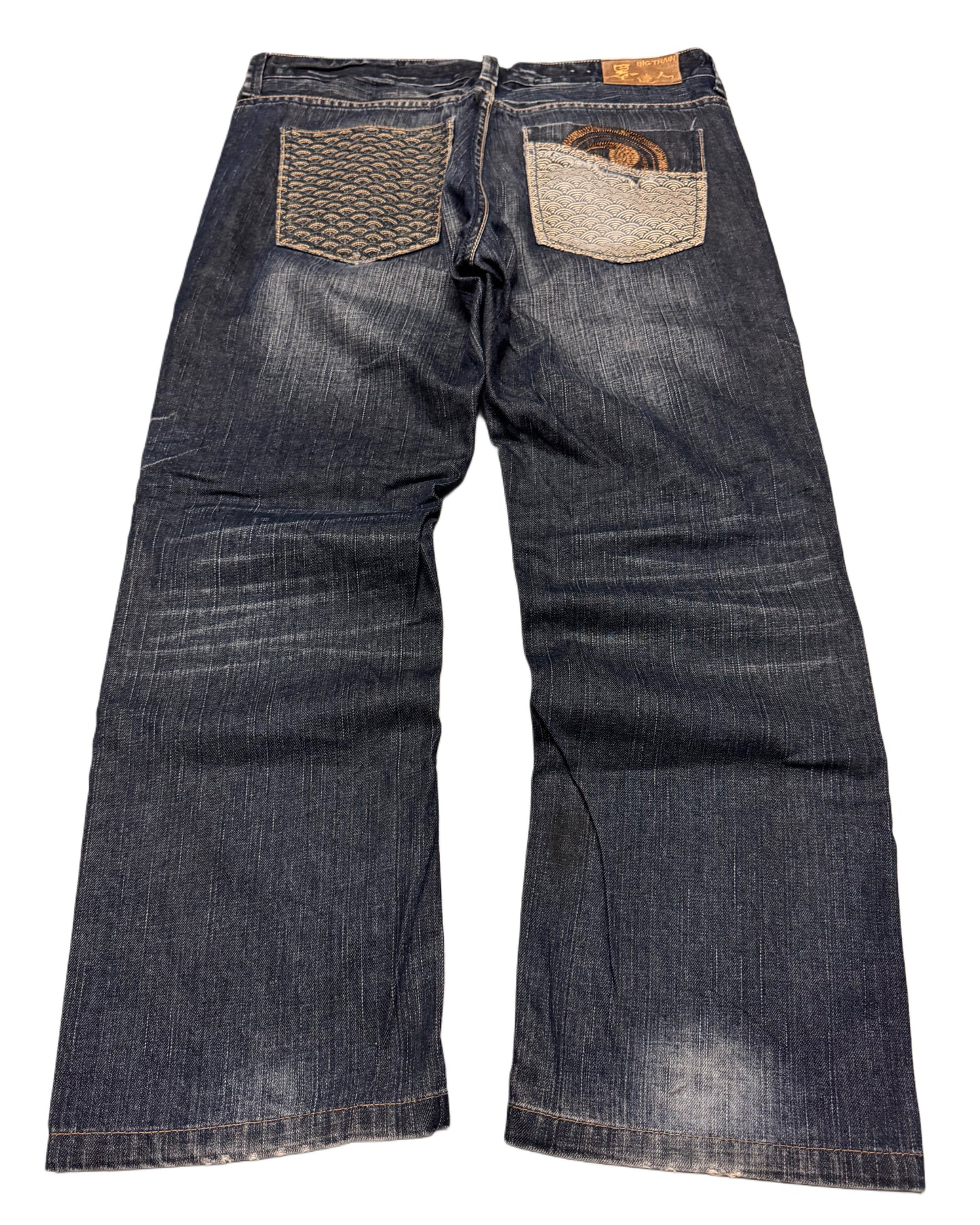 2000‘s Big Train Japanese Baggy Jeans *rare 36x30
