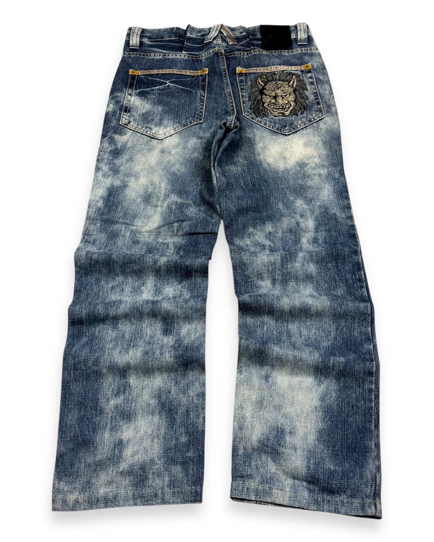 2000’s Big Group Japanese Straight Jeans *rare 29x28