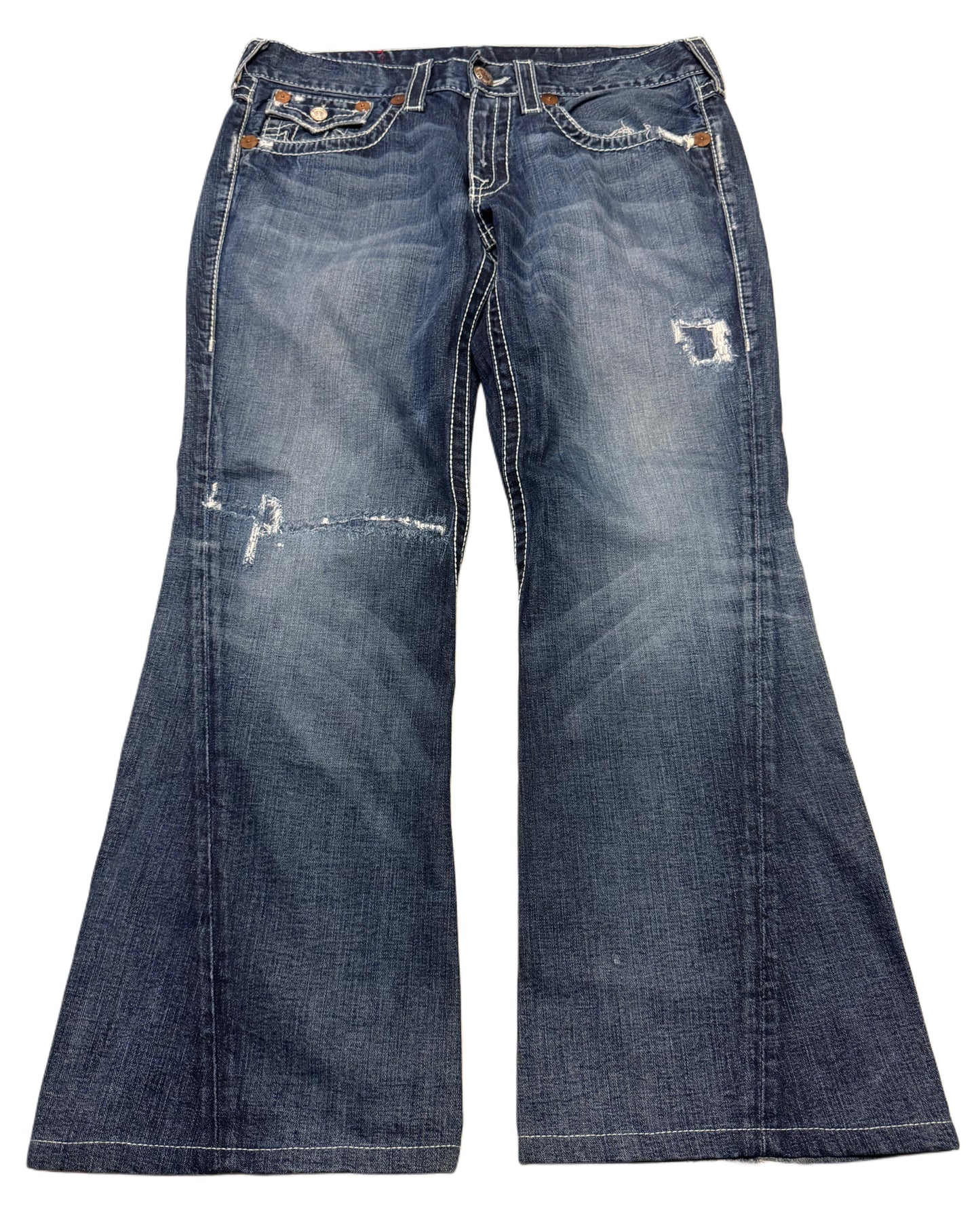 2000‘s True Religion Baggy Bootcut Jeans *rare 36x30