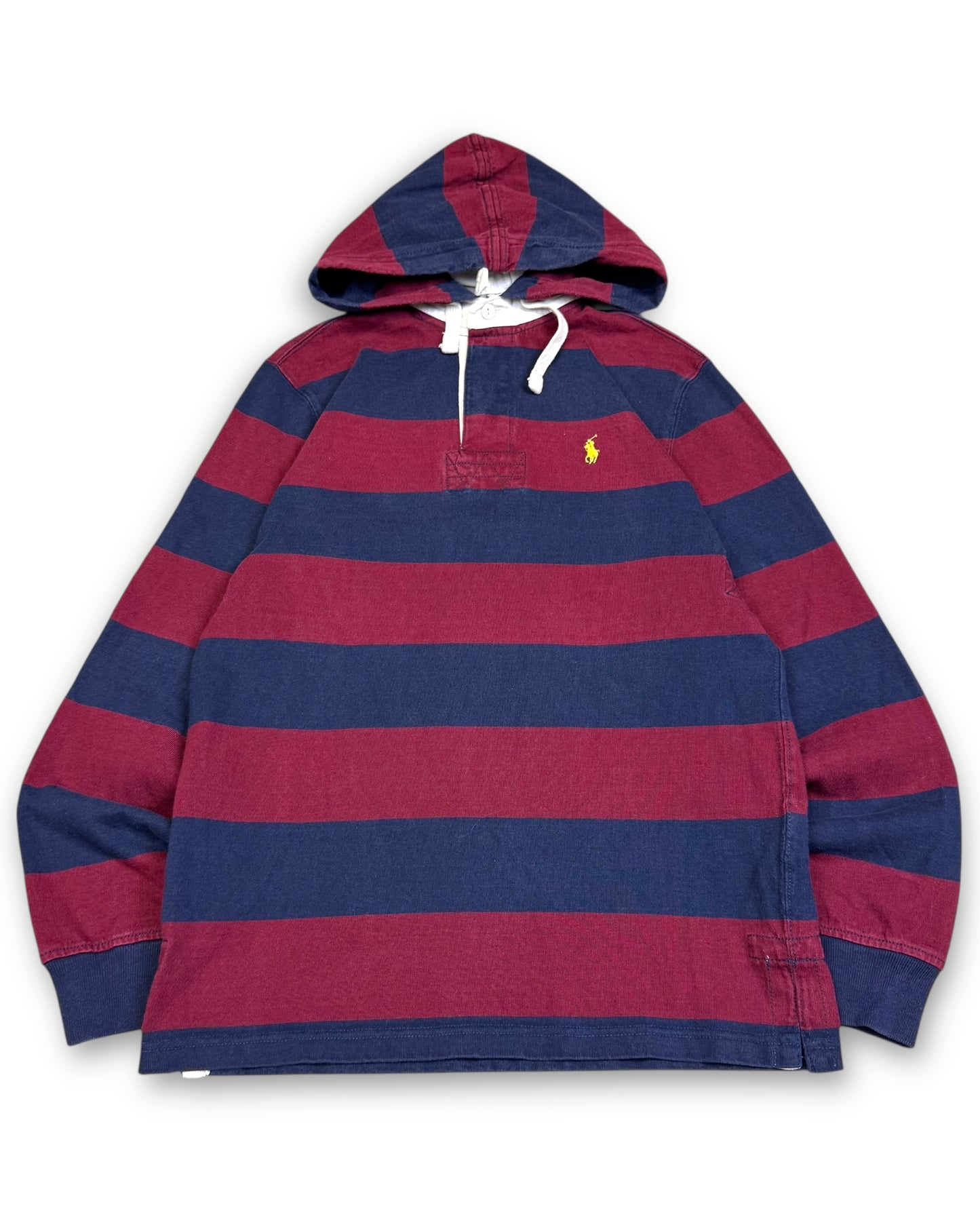 1990‘s Ralph Lauren Hoodie/Polo Sweater (2in1) *very rare (S)