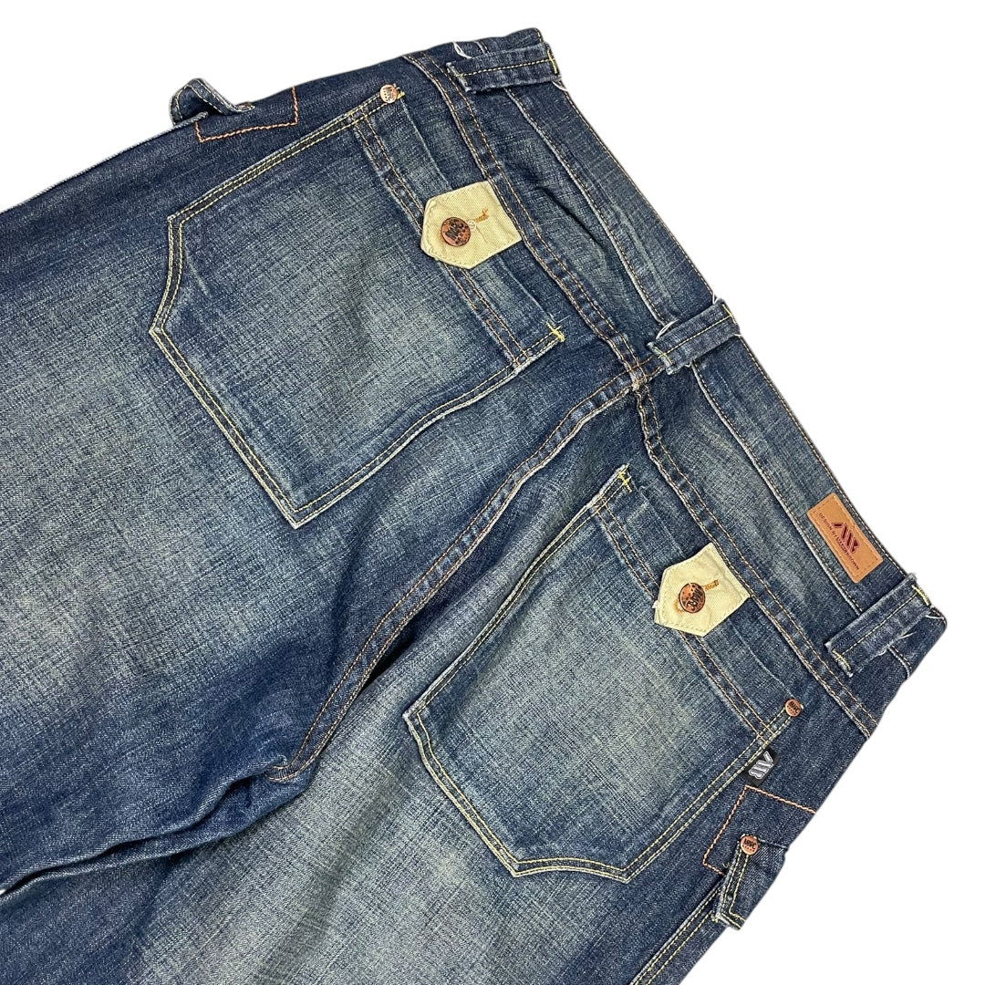 2000‘s Marc Brown Hip Hop Baggy Jeans *rare 32x36