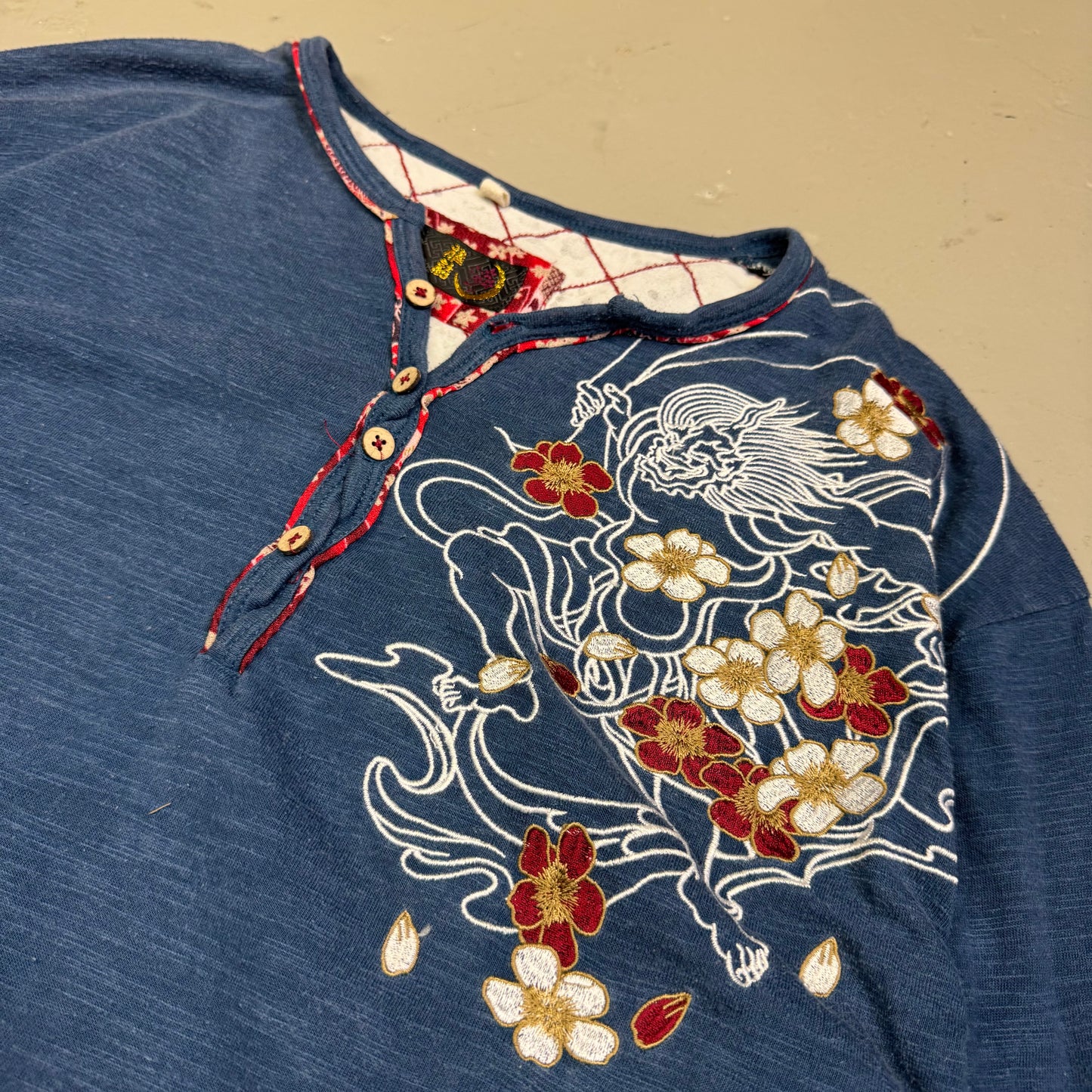 2000‘s Japanese Oni Longsleeve *rare (L)