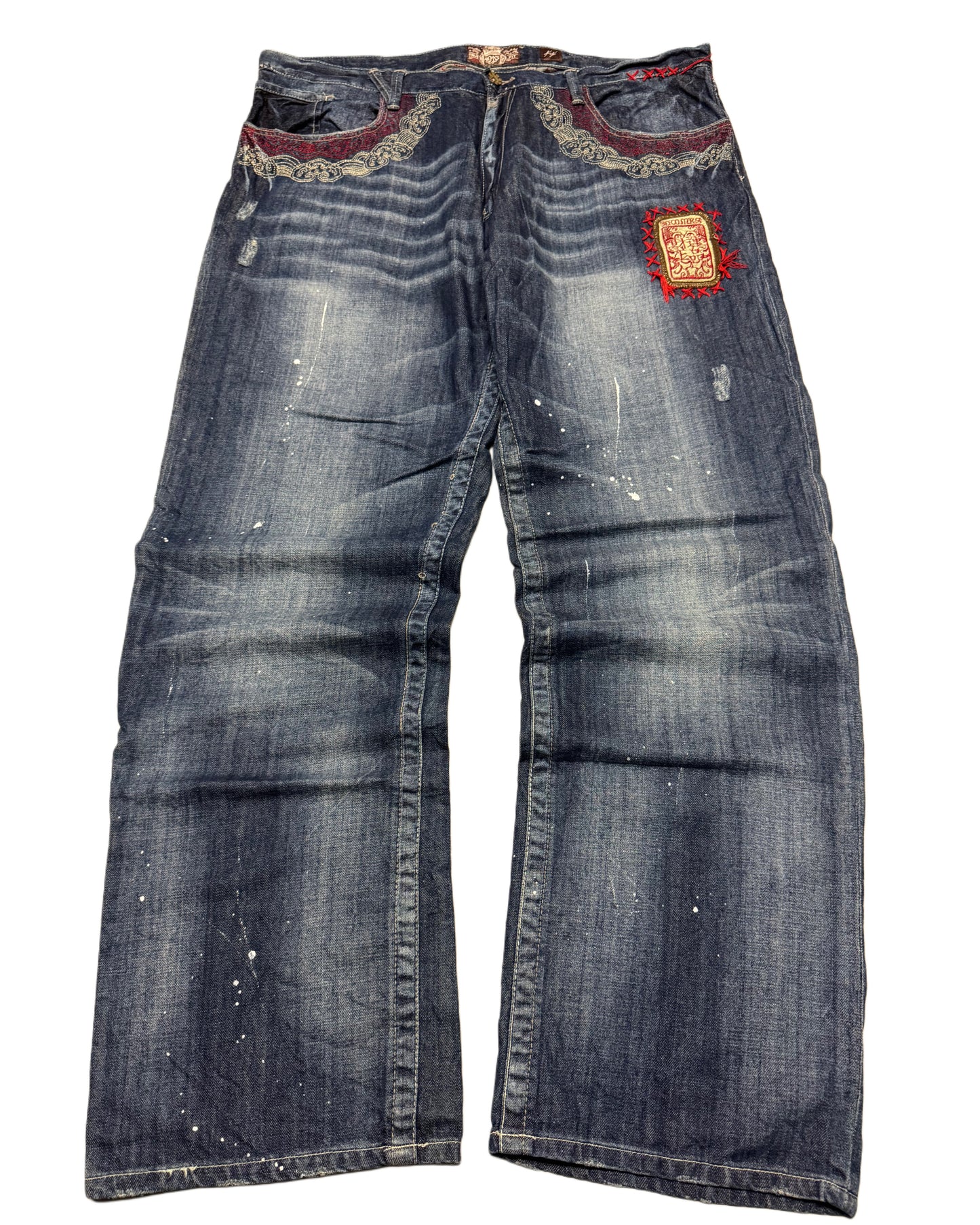 2000‘s Akademiks Japanese Style Baggy Jeans *very rare 44x36