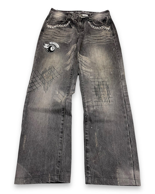 2000‘s Big Train Japanese Baggy/Straight Jeans *rare 30x30