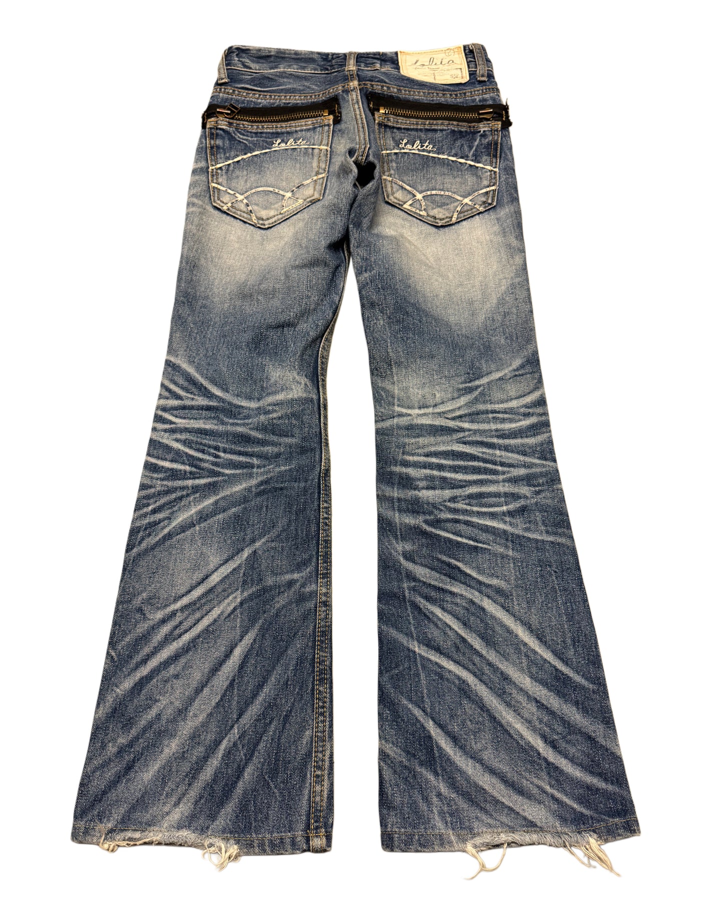 2000‘s Lolita Japanese Flared Jeans Women‘s *sehr selten (XS)