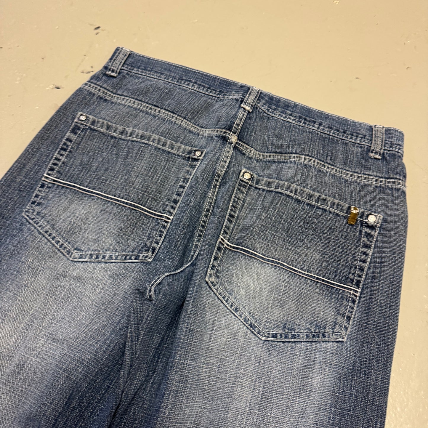 2000‘s Southpole Hip Hop Baggy Jeans *rare 38x32