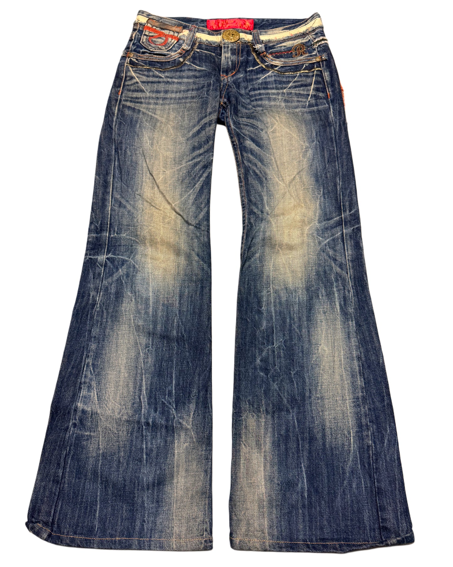 2000‘s Red Pepper 1of1 Japanese Flared/Low Waist Jeans Women‘s *extrem selten (M)
