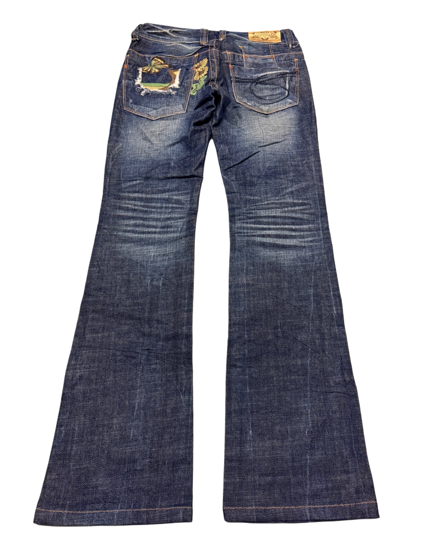 2000‘s Red Pepper Japanese Low Waist Flared Jeans Women‘s *rare (Size 24)