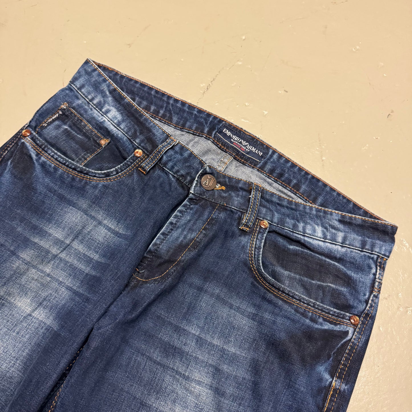 2000‘s Emporio Armani Baggy/Straight Jeans 36x30