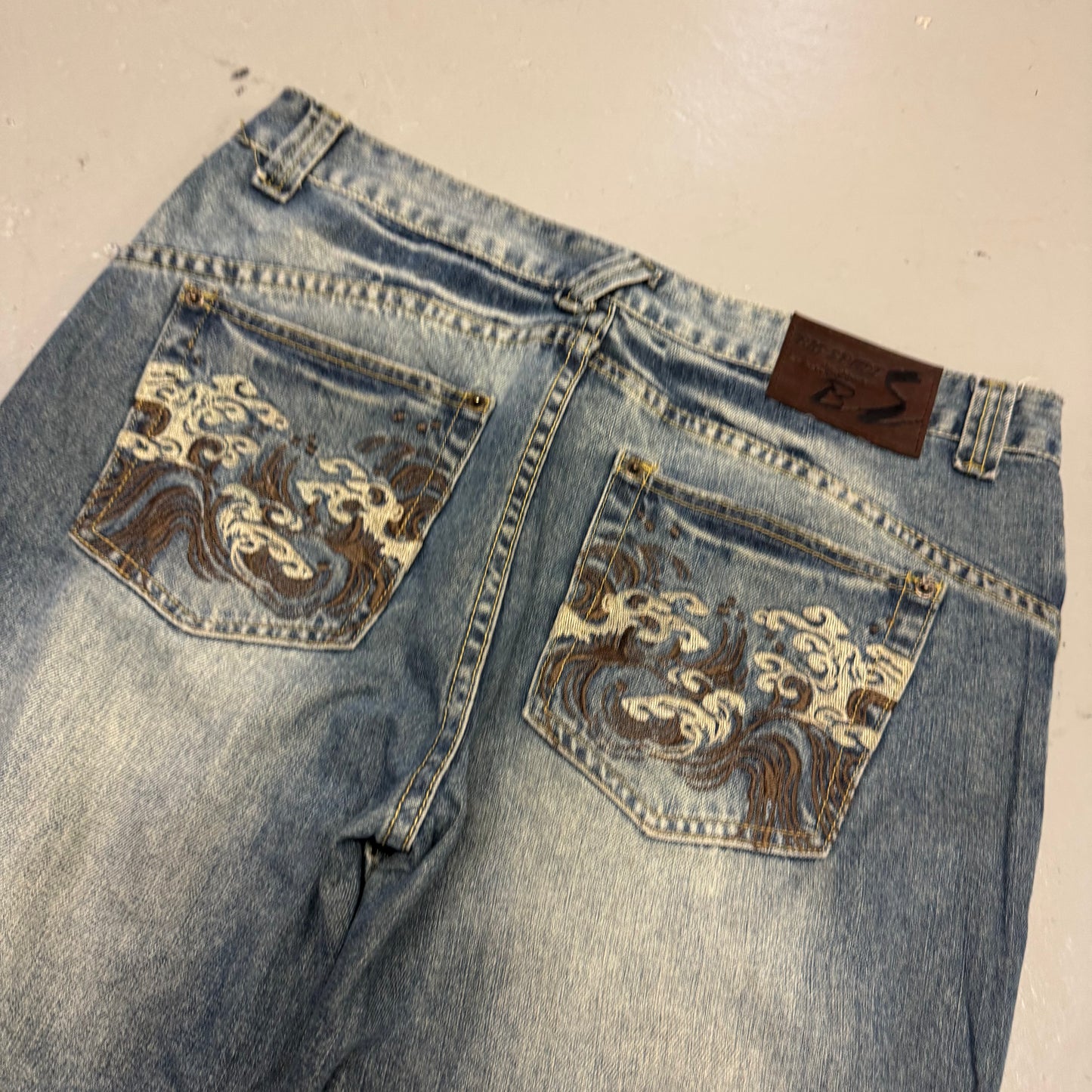 2000‘s Big Spade Japanese Archive Baggy Jeans *very rare 36x33
