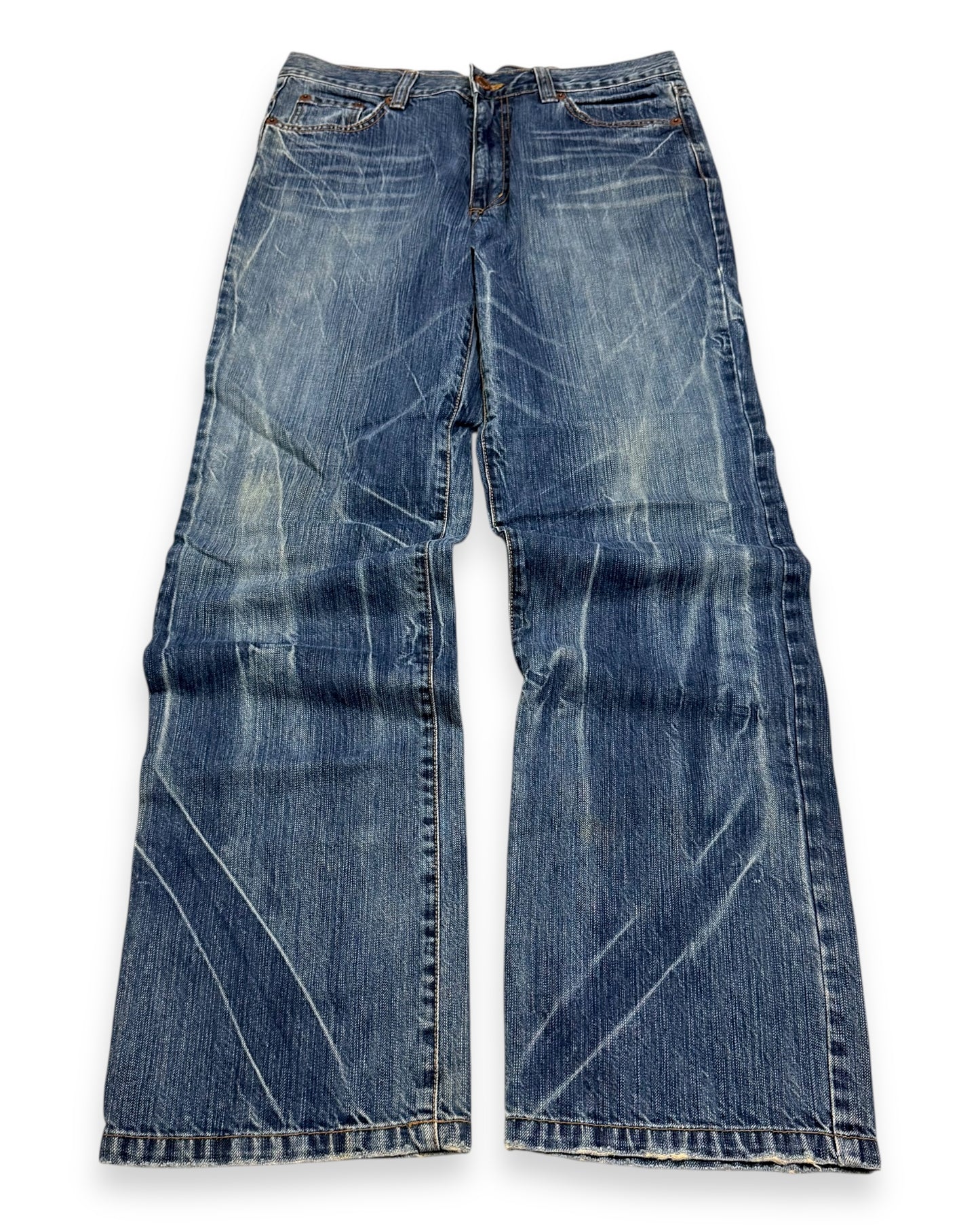2000‘s Stockton Japanese Baggy/Straight Jeans *rare 31x32