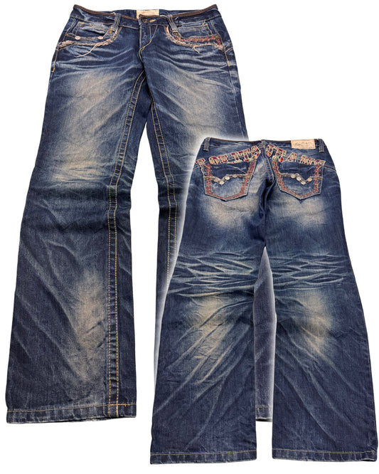 2000‘s Lolita Korean Vintage Baggy Jeans *sehr selten 30x30