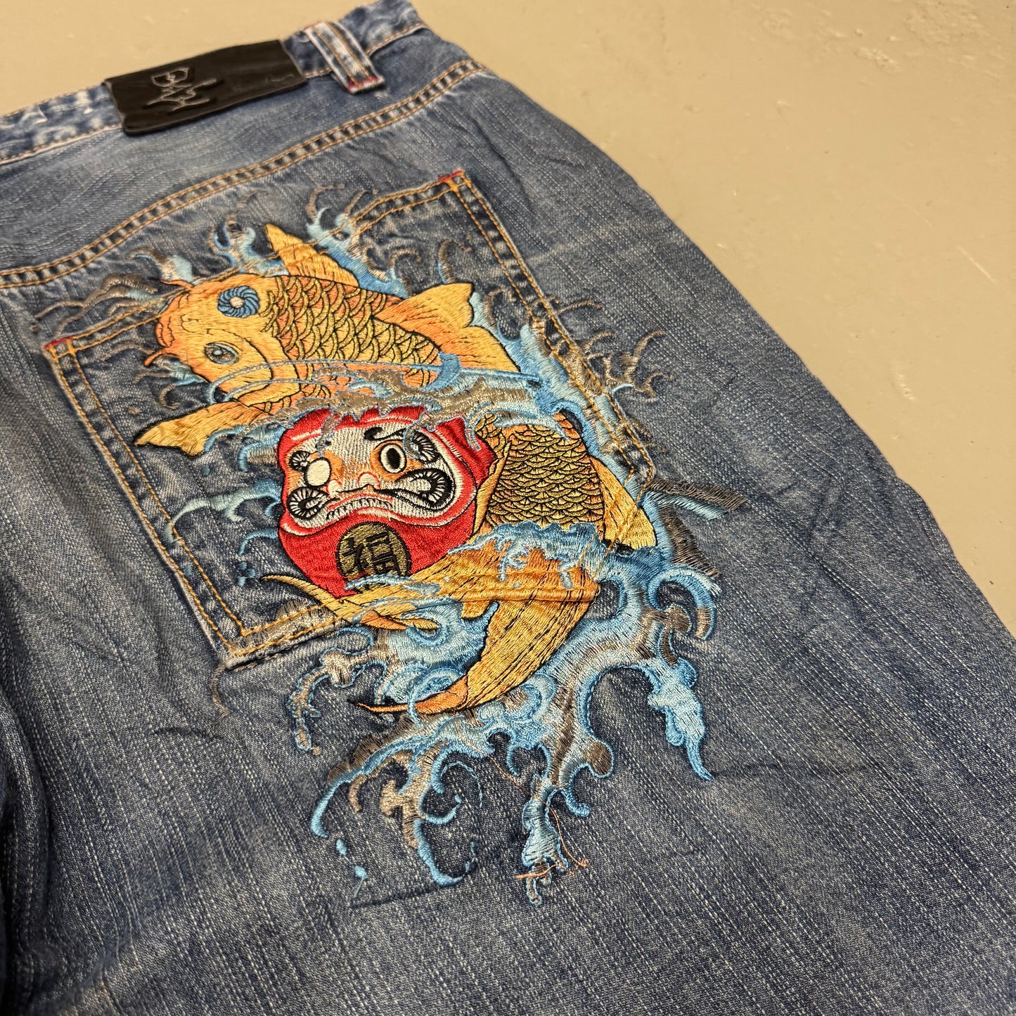 2000‘s Big Train Japanese Baggy Jeans *very rare 40x31