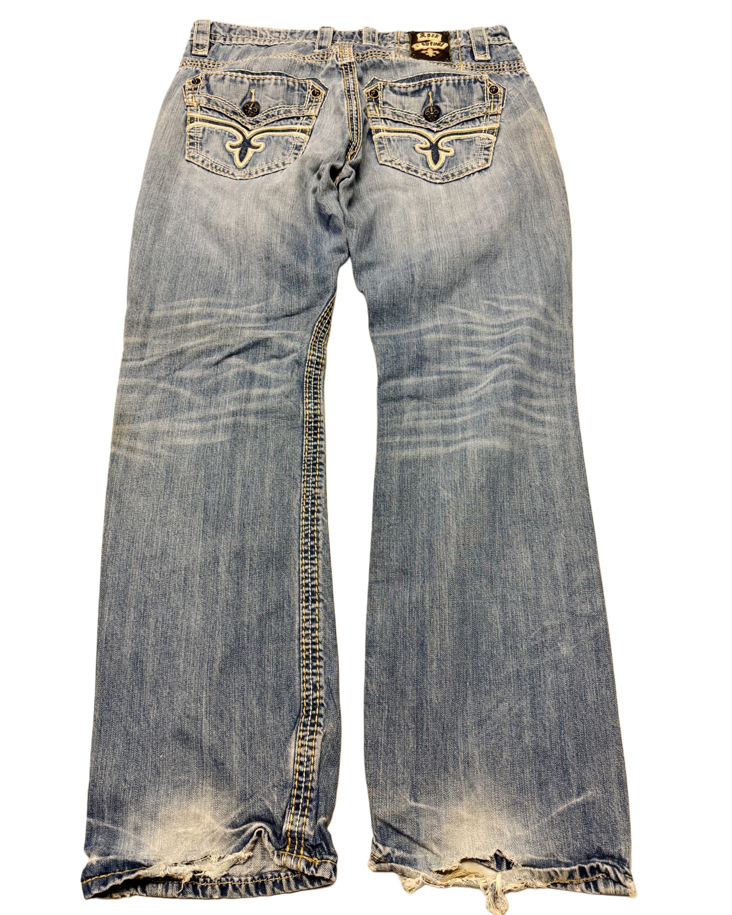 2000‘s Rock Revival Distressed Baggy Jeans *selten 36x32