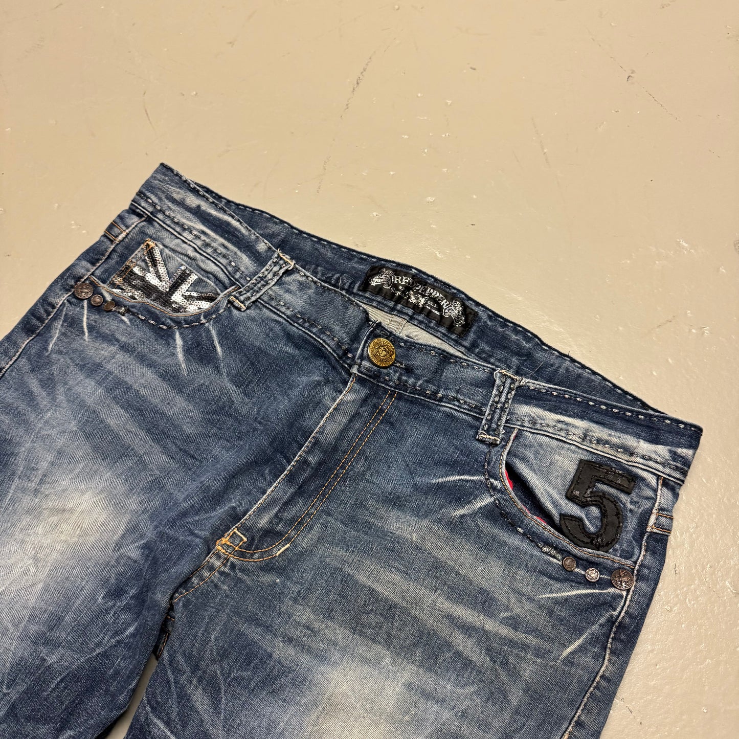 2000‘s Red Pepper Japanese Baggy Bootcut Jeans *sehr selten 38x30