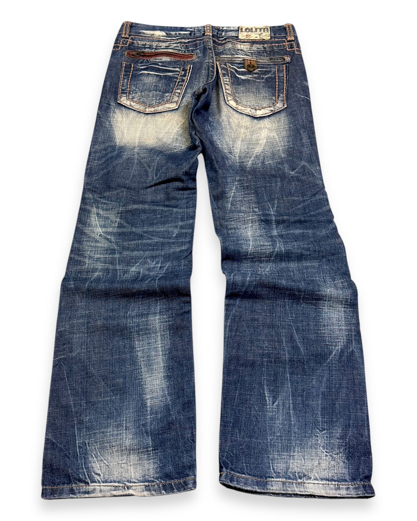 2000‘s Lolita By Concert Club Japanese Baggy Jeans *very rare 32x32