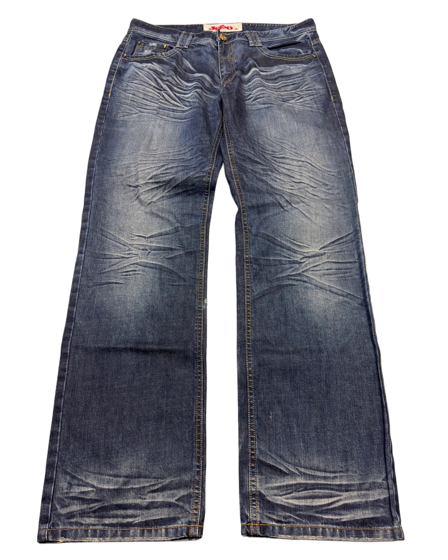 2000‘s Nippon J950 Japanese Archive Baggy Jeans *rare 34x34