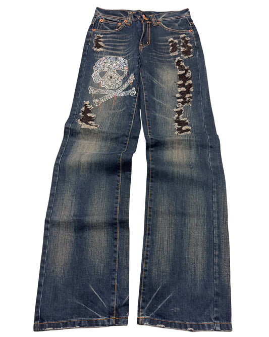 2000's Stockton Japanese Archive Baggy Jeans *very rare 28x34