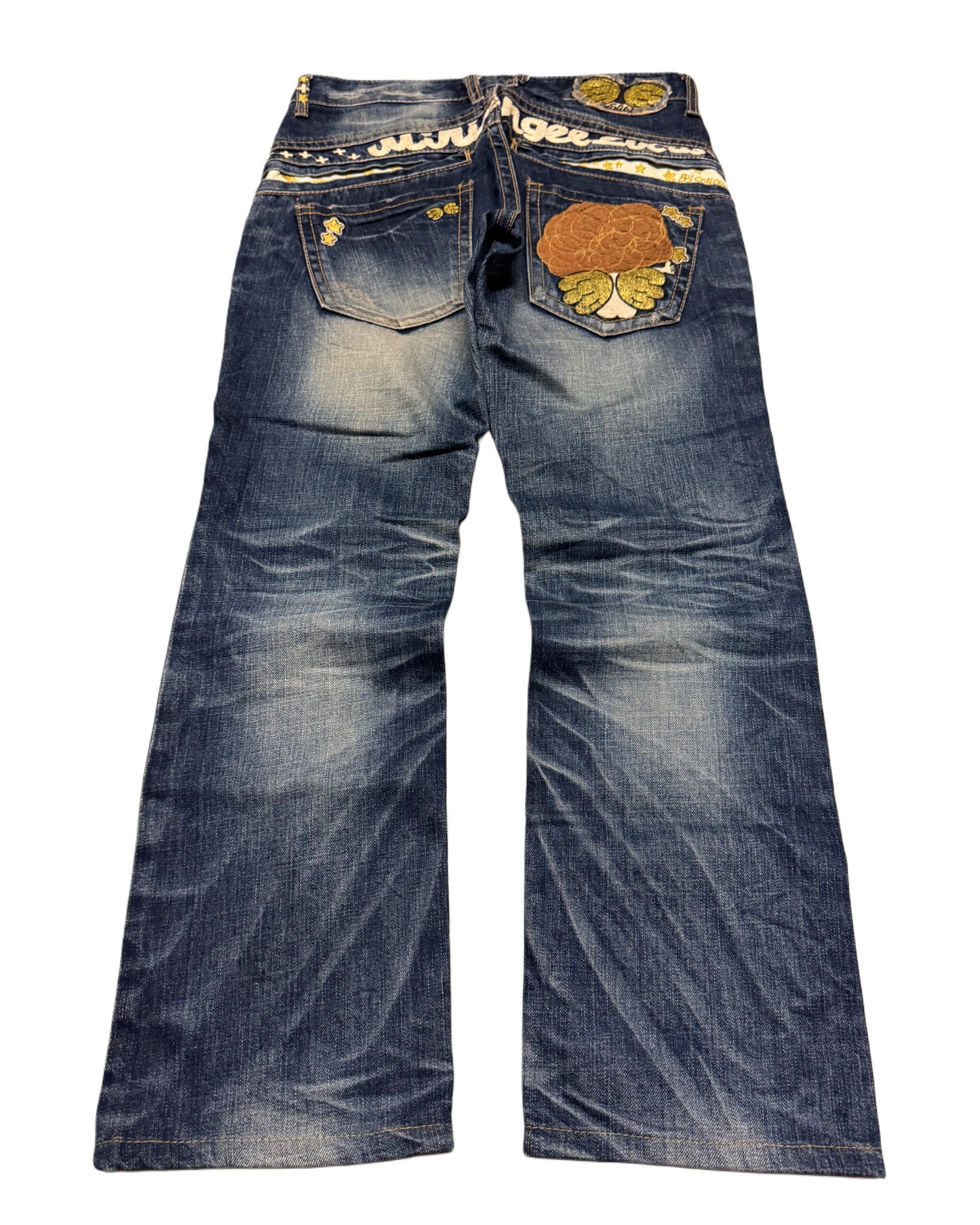 2000‘s Lolita Japanese Baggy/Straight Jeans Women‘s *very rare (S)