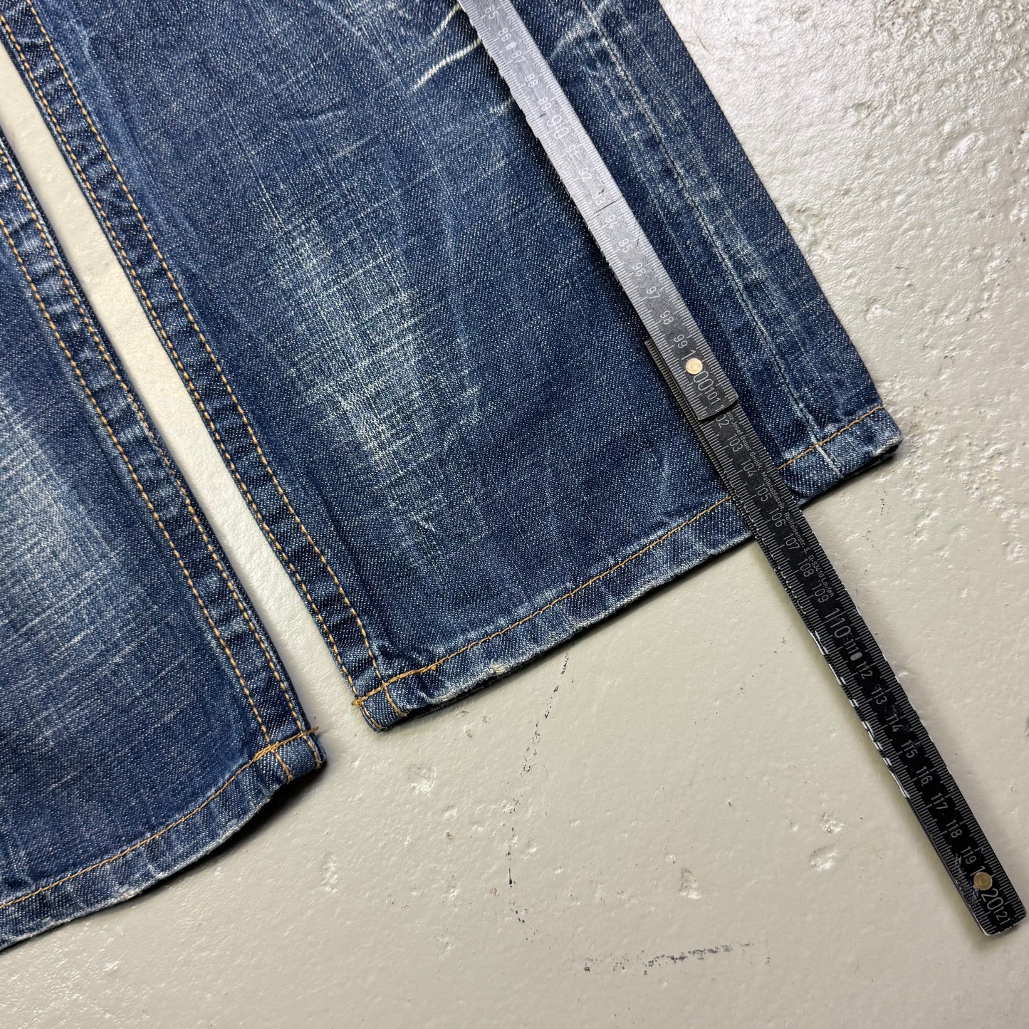 2000‘s Lolita By Concert Club Japanese Baggy Jeans *very rare 32x32