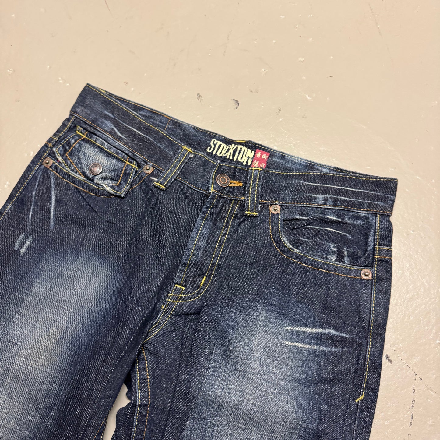 2000‘s Stockton Japanese Archive Baggy/Straight Jeans *very rare 30x32