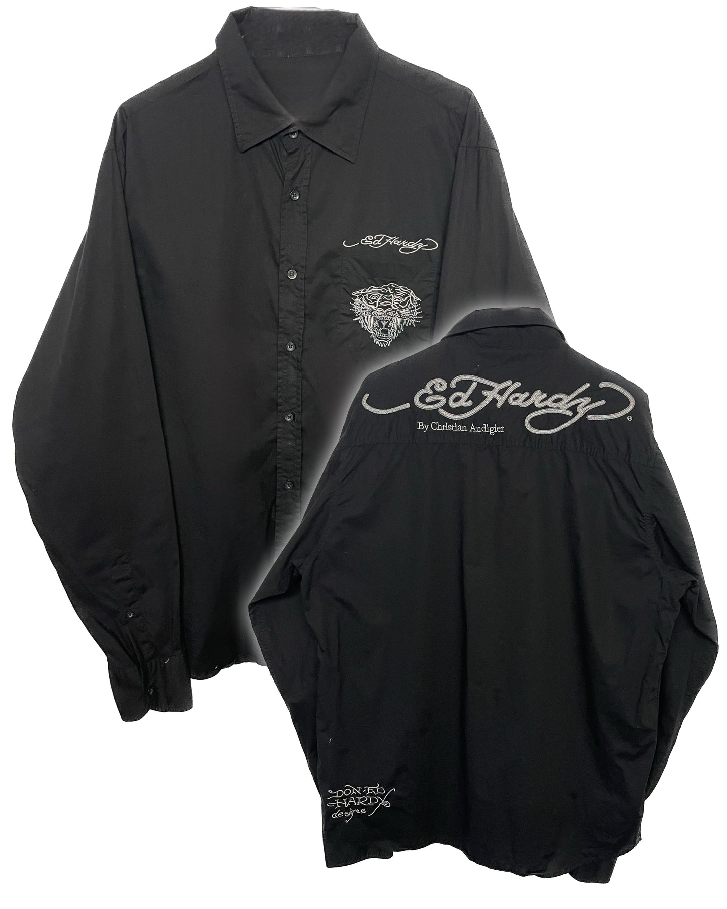 Y2K Ed Hardy Shirt (L)