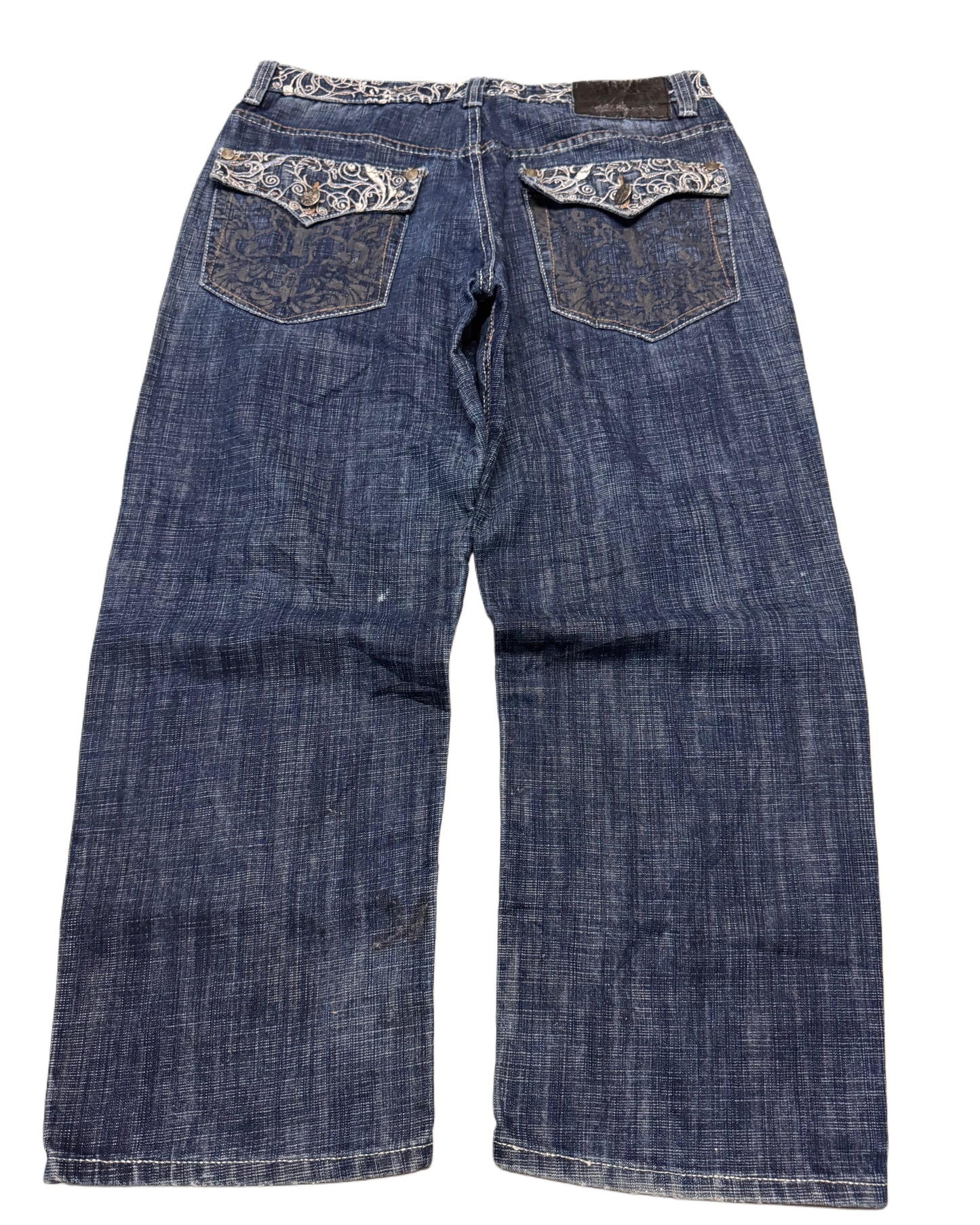 2000‘s Delf Hip Hop Baggy Jeans *rare 36x30
