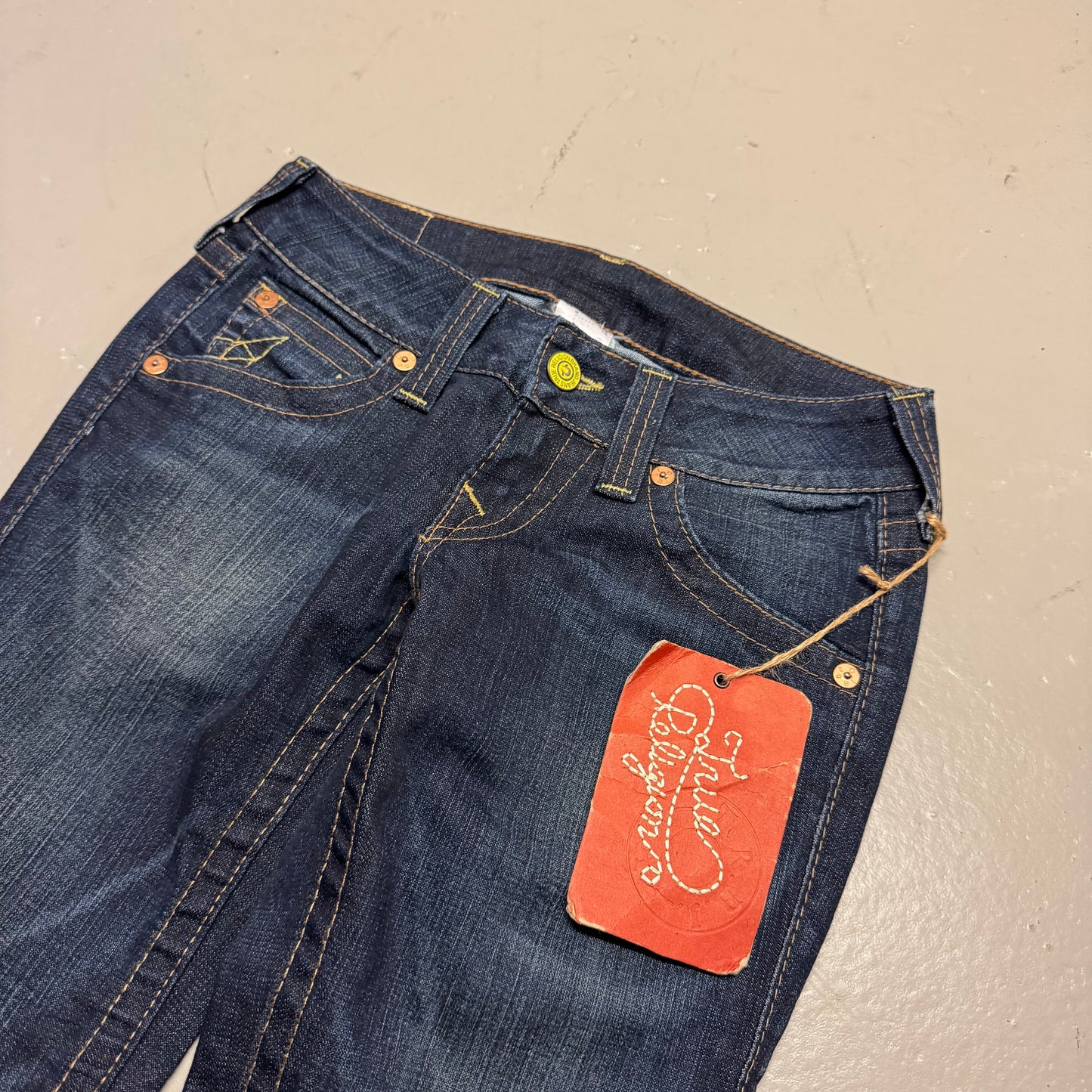2000‘s True Religion Deadstock Bootcut Low Waist Jeans Women‘s *rare (Size 26)