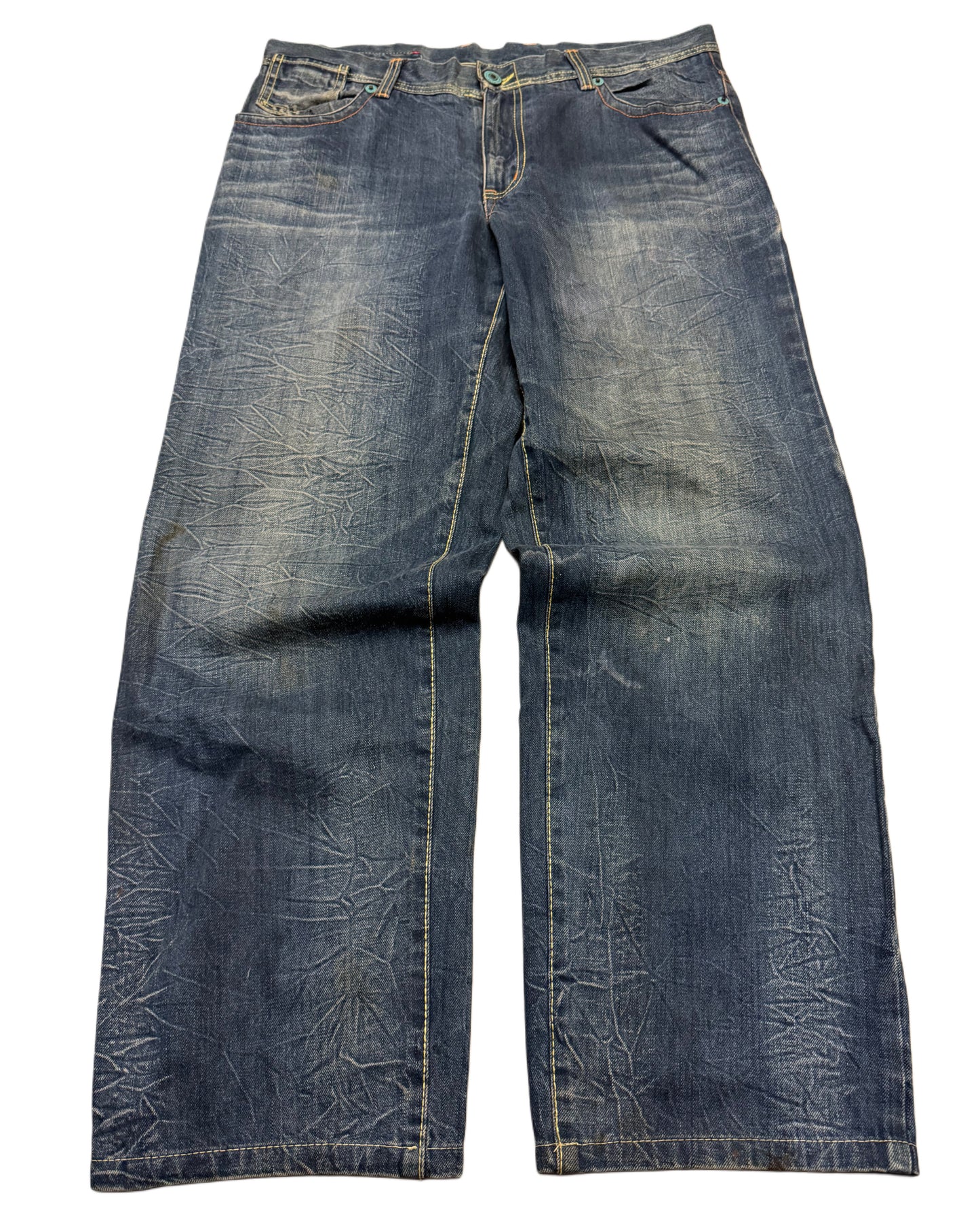 2000‘s Bornama Japanese Baggy Jeans *rare 36x30