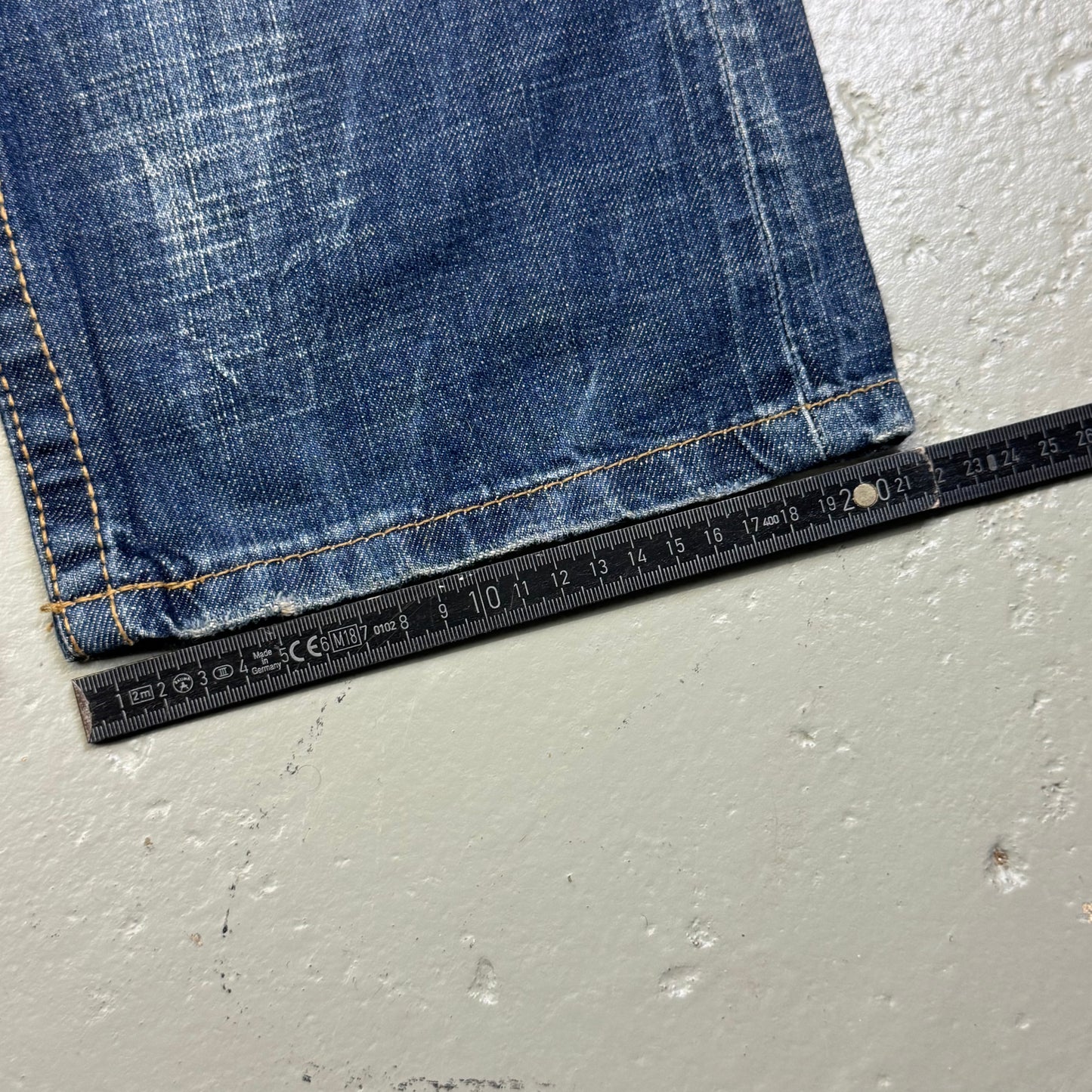 2000‘s Lolita By Concert Club Japanese Baggy Jeans *very rare 32x32
