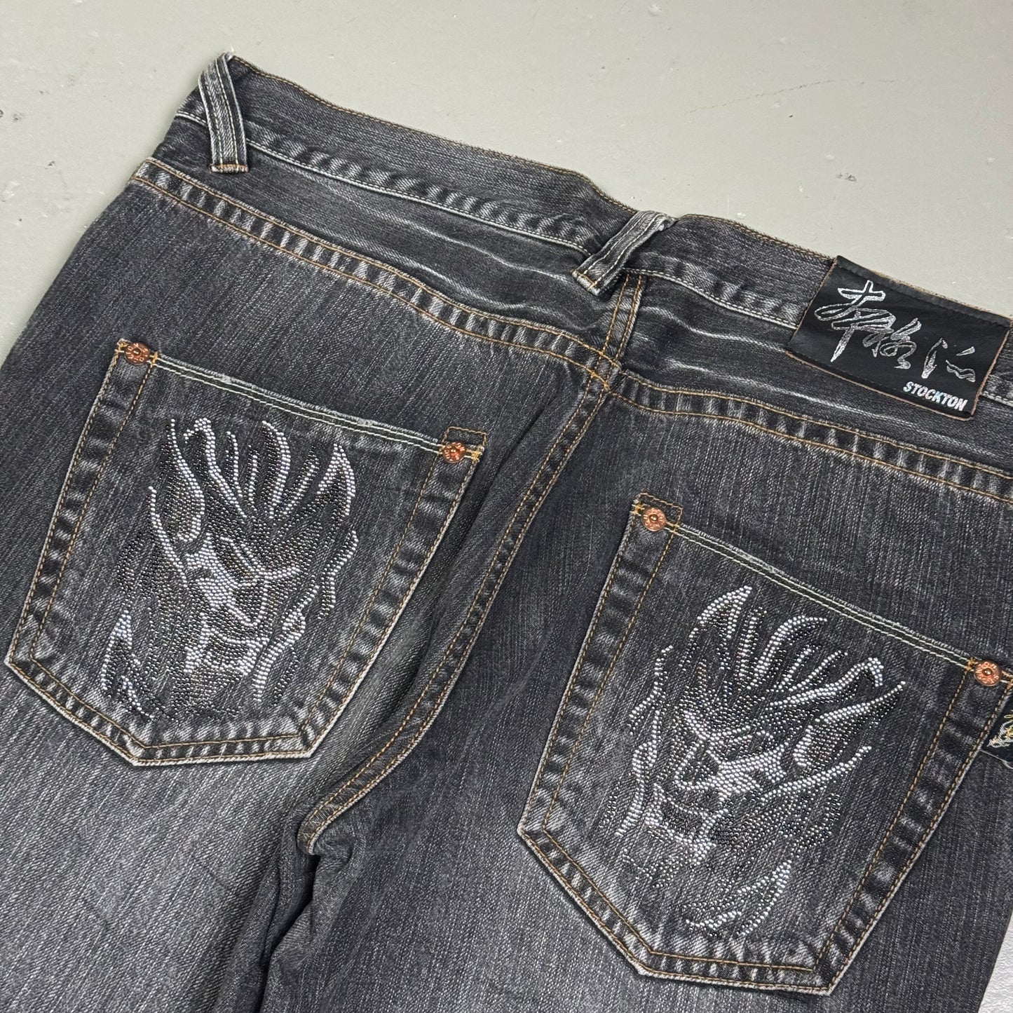 2000‘s Stockton Japanese Baggy/Straight Jeans *rare 36x32
