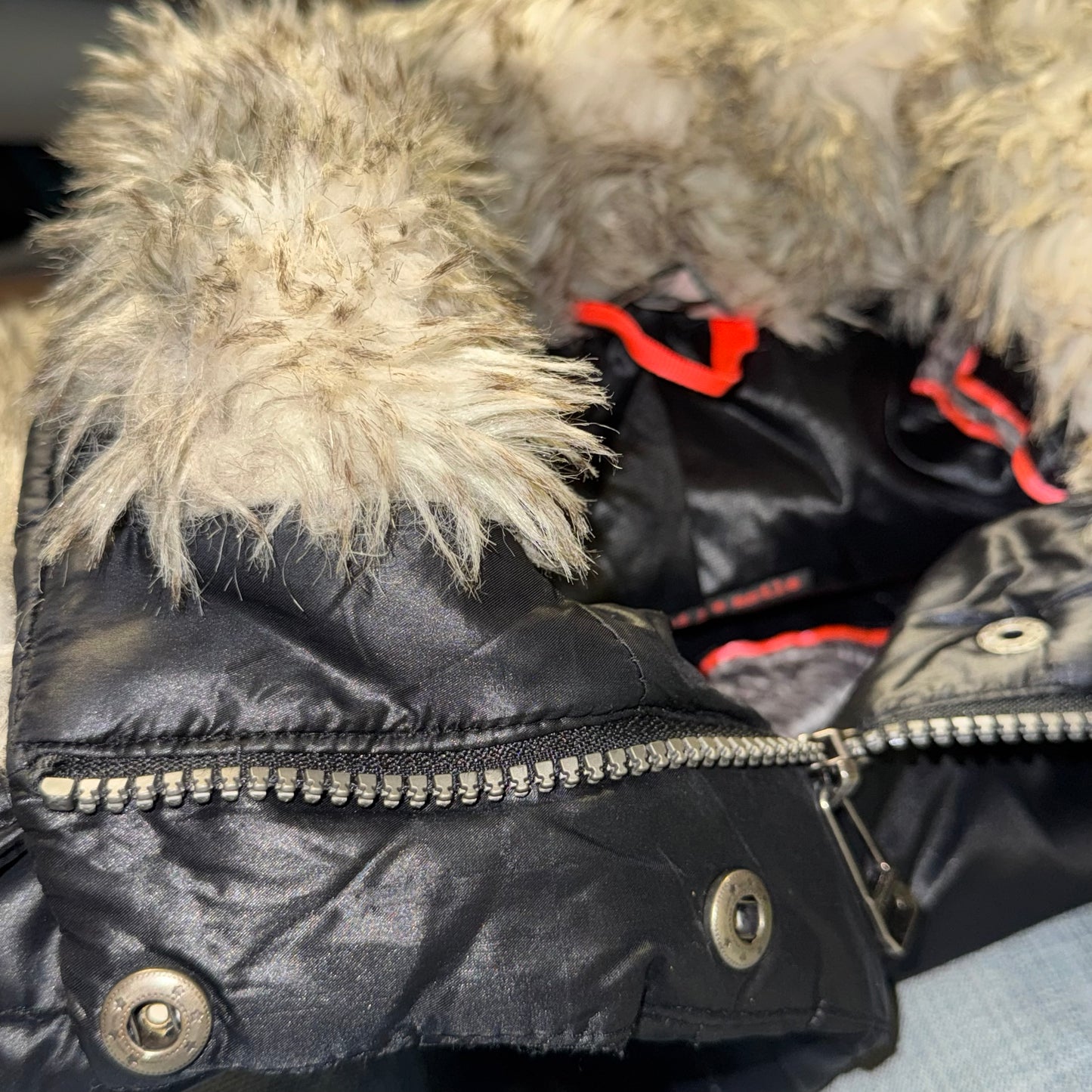 2000‘s Street One Faux Fur Puffer Jacket Women‘s (S)