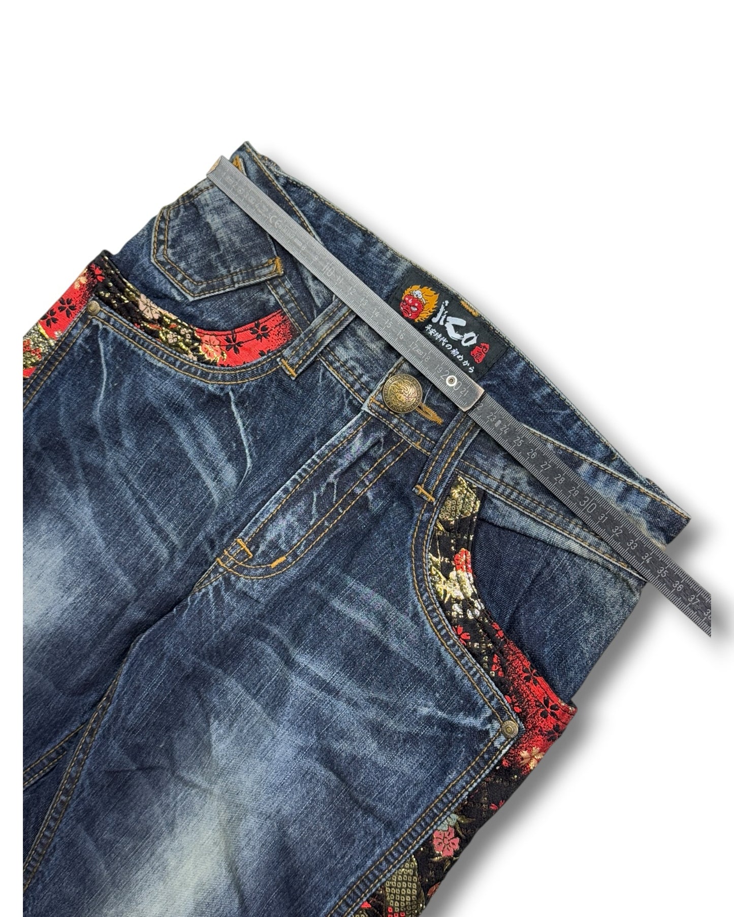 2000's Jizo Japanese Slim/Straight Jeans *very rare 26x30 (XS)