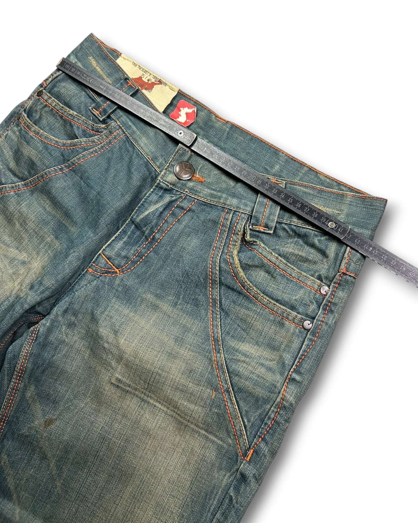 2000's Korean Archive Baggy/Bootcut Jeans *very rare 32x30 (M)