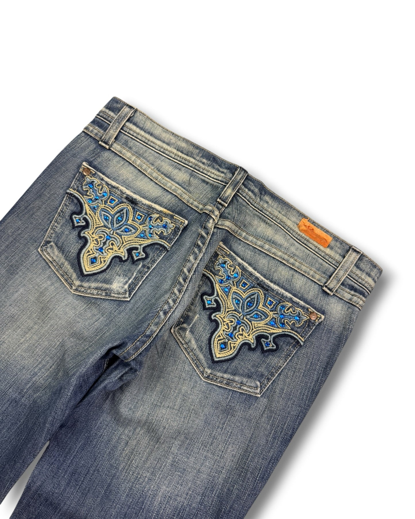 2000's Plastic by GLY Low Waist/Bootcut Jeans *rare 30x30 (M)