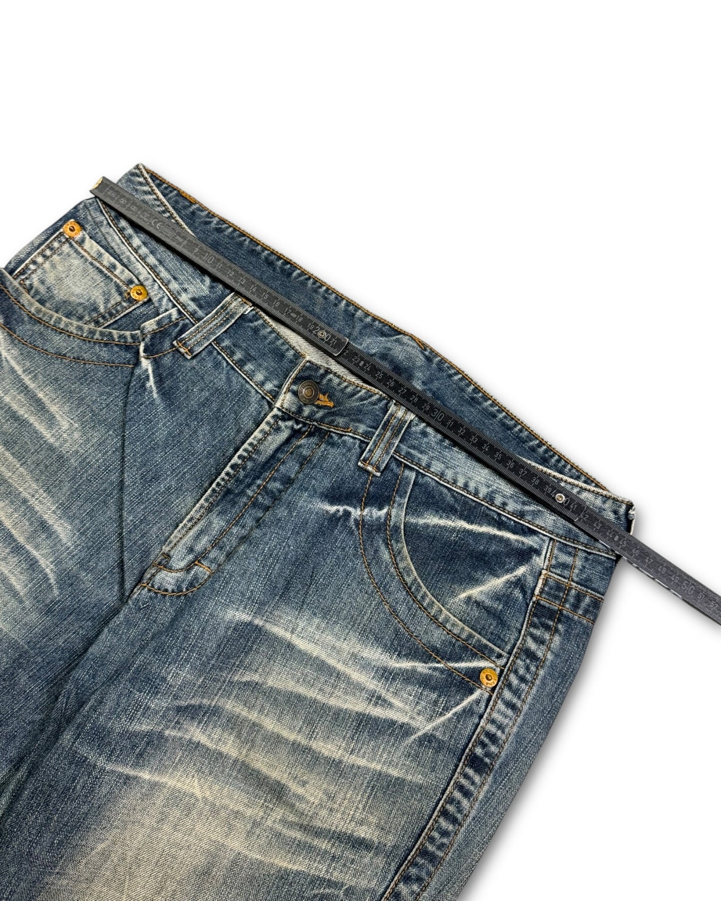 2000's Big Group Japanese Archive Baggy Jeans *very rare 34x32 (L)