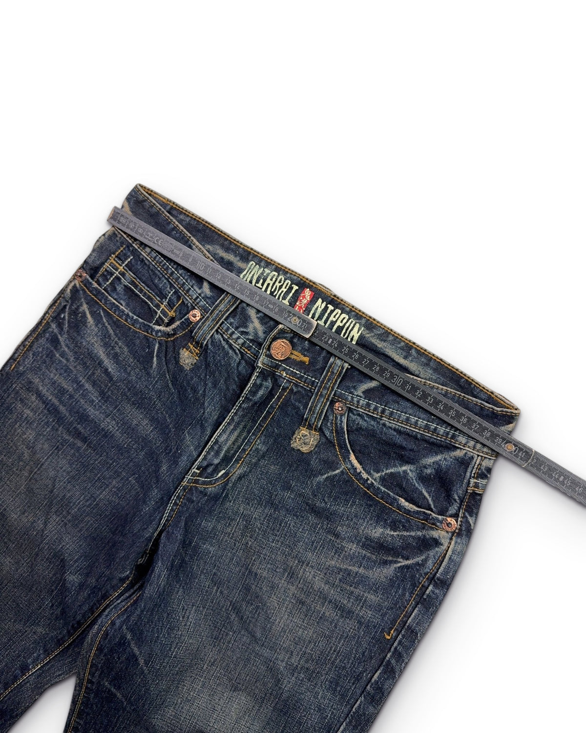 2000's Oniarai Japanese Straight Jeans *rare 30x34 (M)