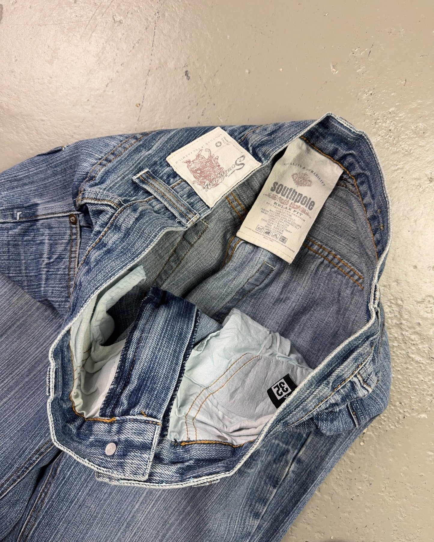 2000's Southpole Hip Hop Baggy Jeans *rare 32x32 (M)